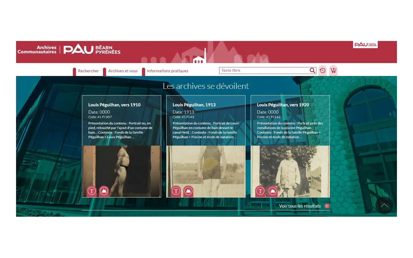 site internet archives