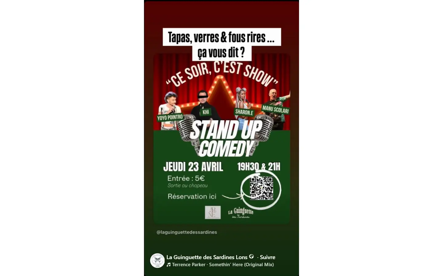 soirée stand up
