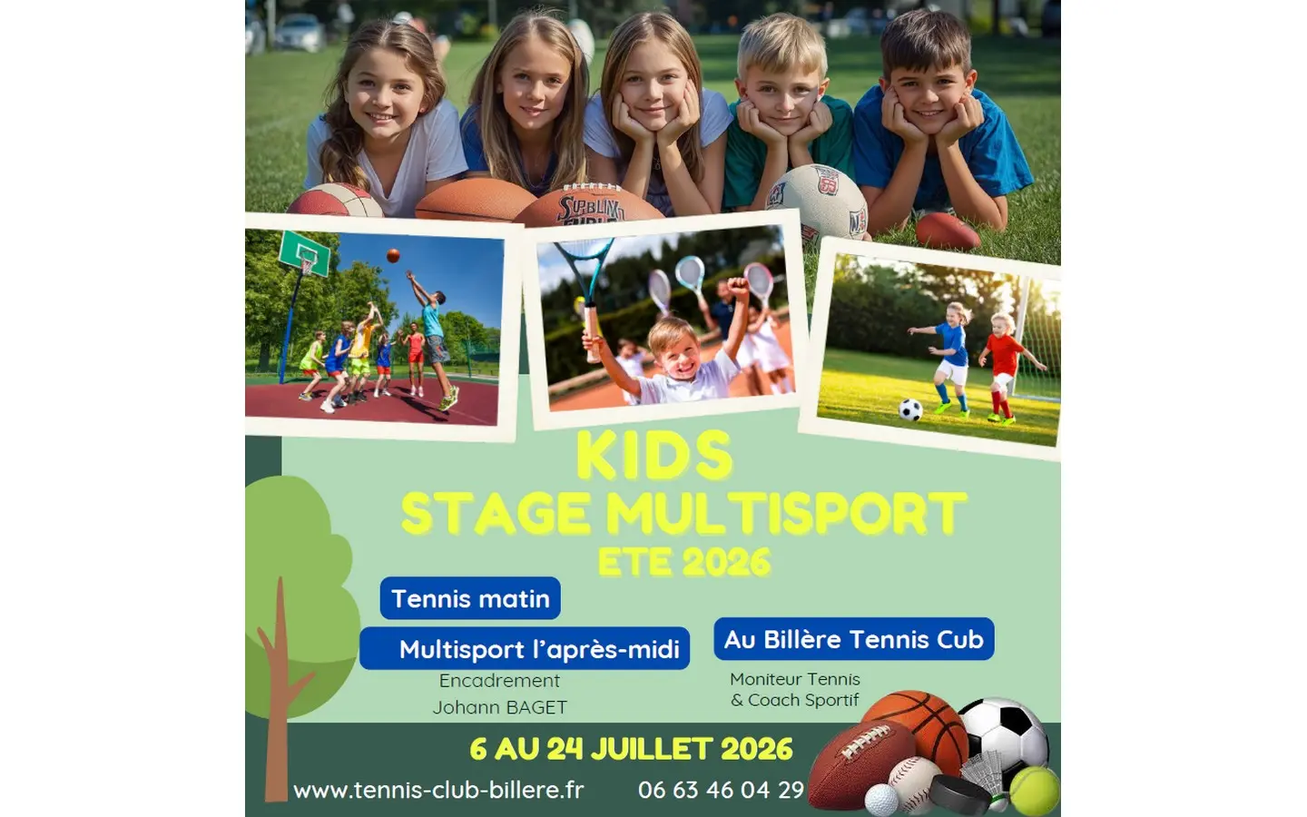 stage kids multisports billere