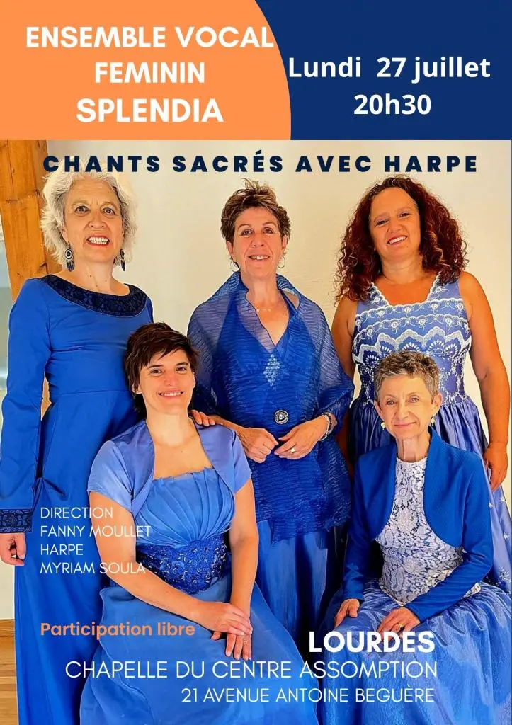 Concert de chants sacrés et harpe au centre Assomption