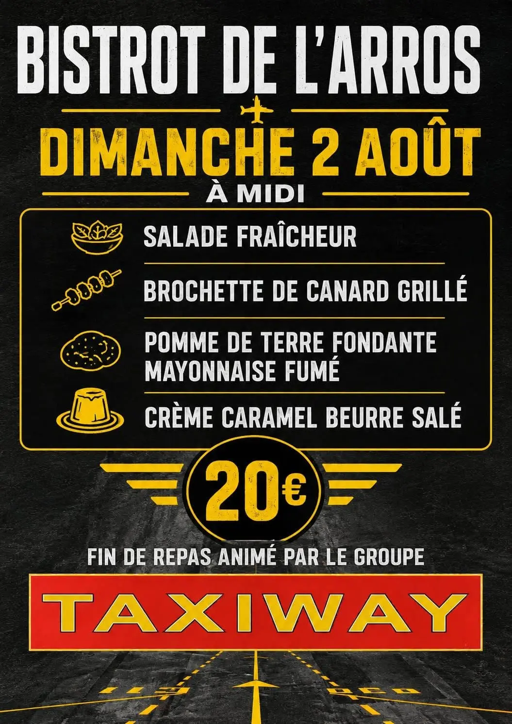 Repas concert Bistrot Arros