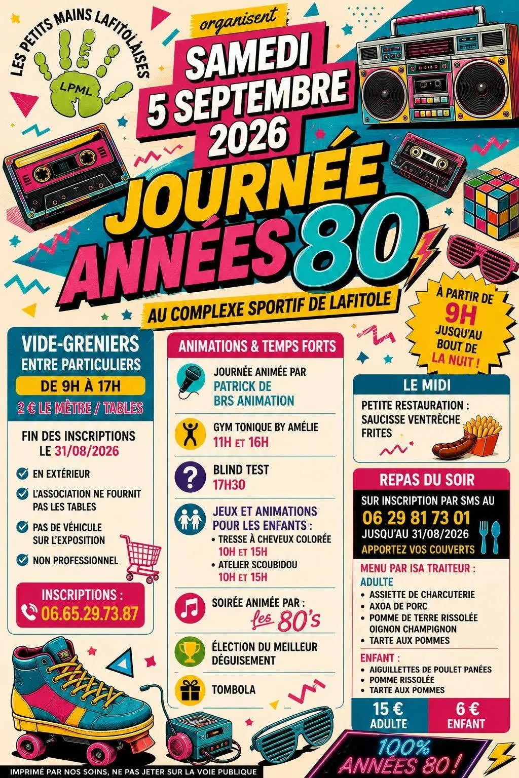 Journée année 80