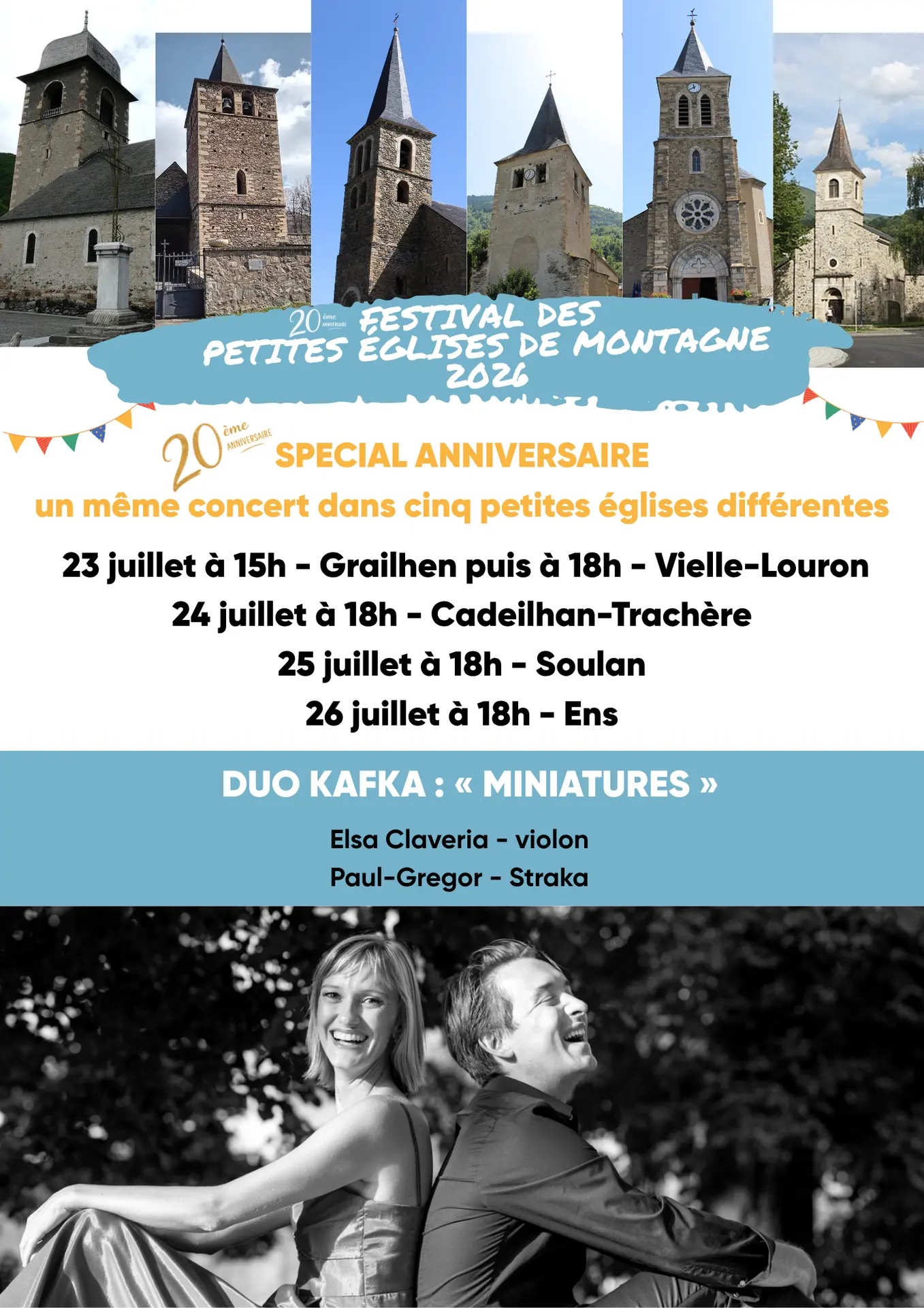 Affiches programmes festival des petites églises - 8