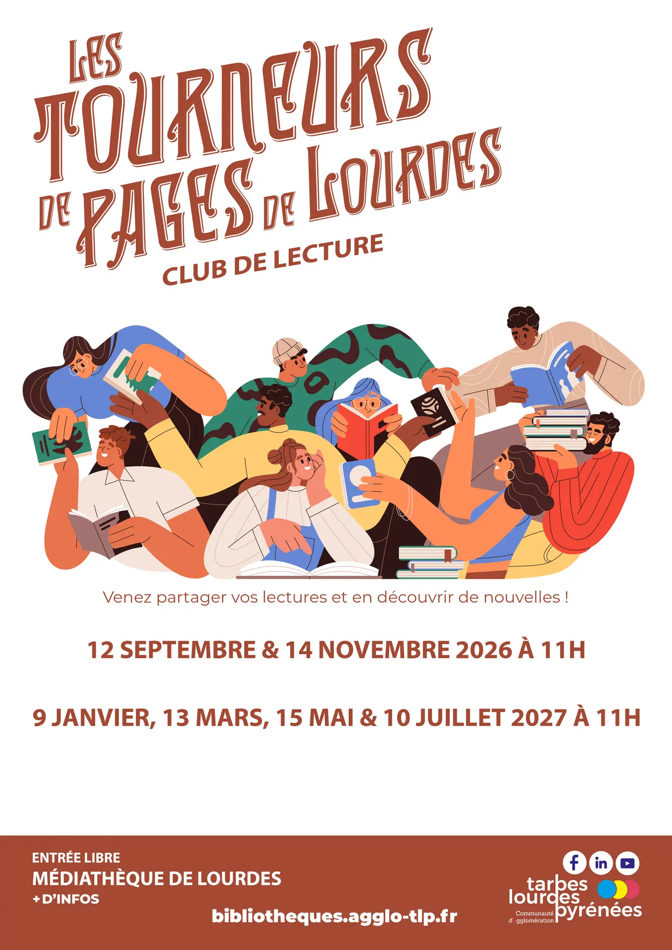 Tourneurs de pages médiathèque lourdes