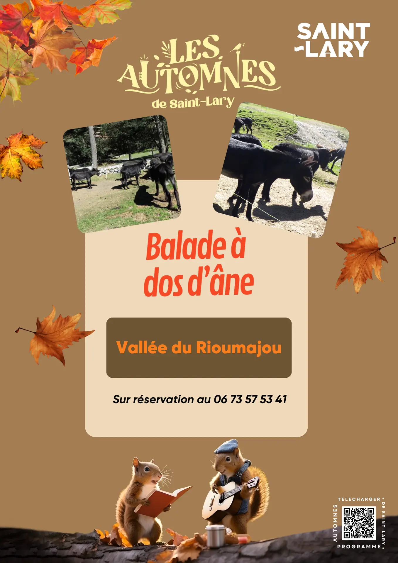 Anes et cani rando - Automnes de Saint-Lary - 1