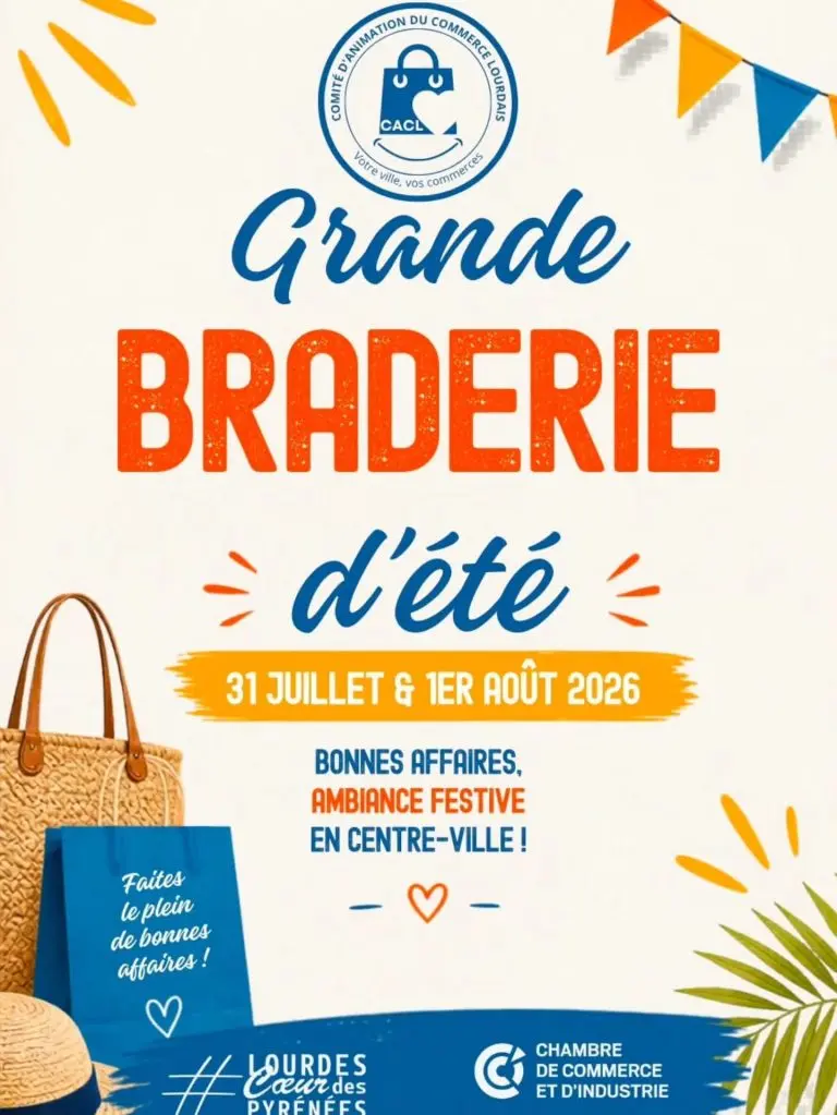 Braderie des commerçants été 2026