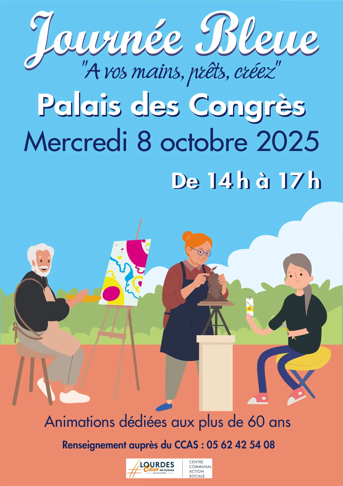 Journée Bleue du 8 octobre à Lourdes