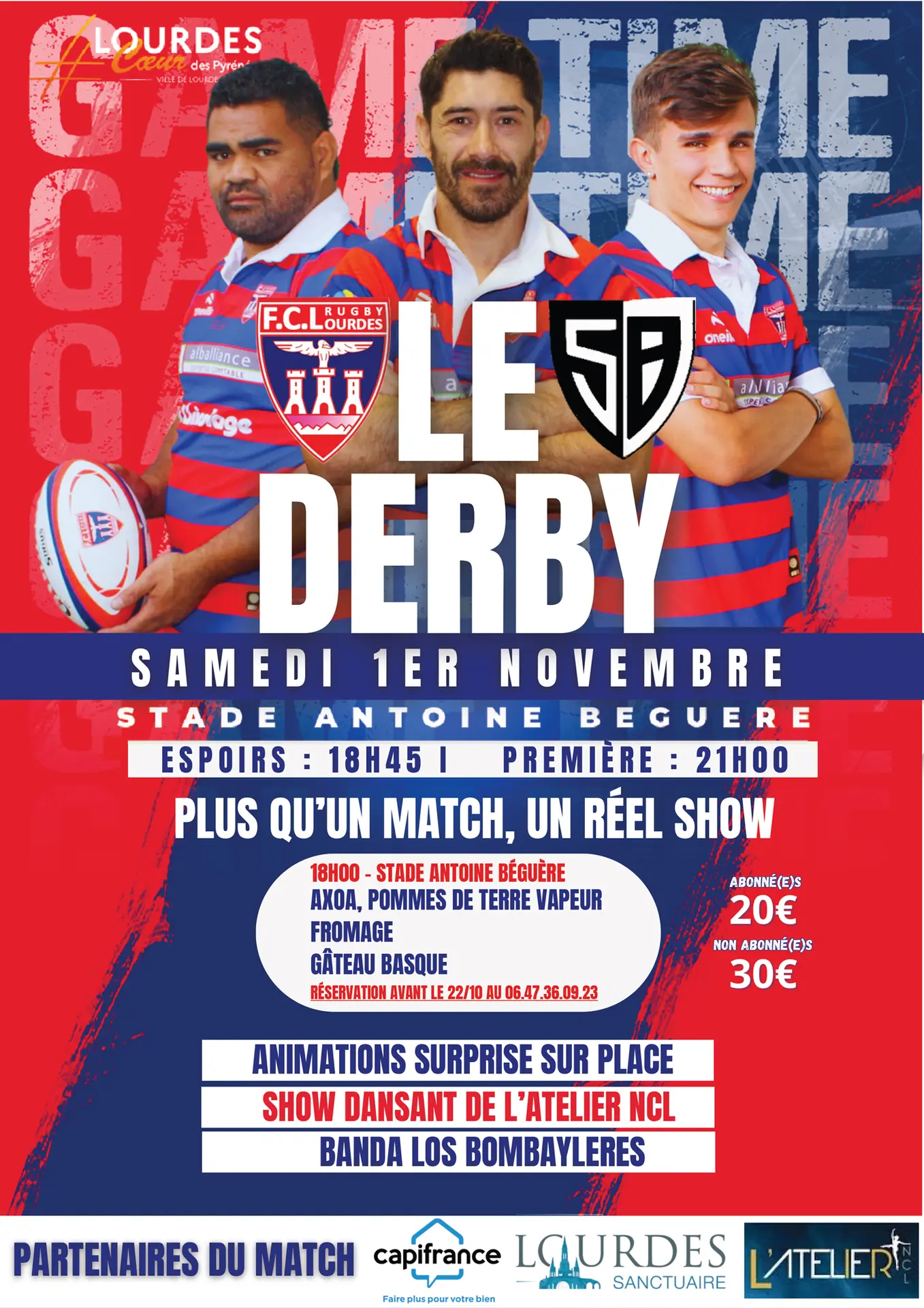 FC Lourdes Rugby / Stade Bagnérais Rugby 1/11/25