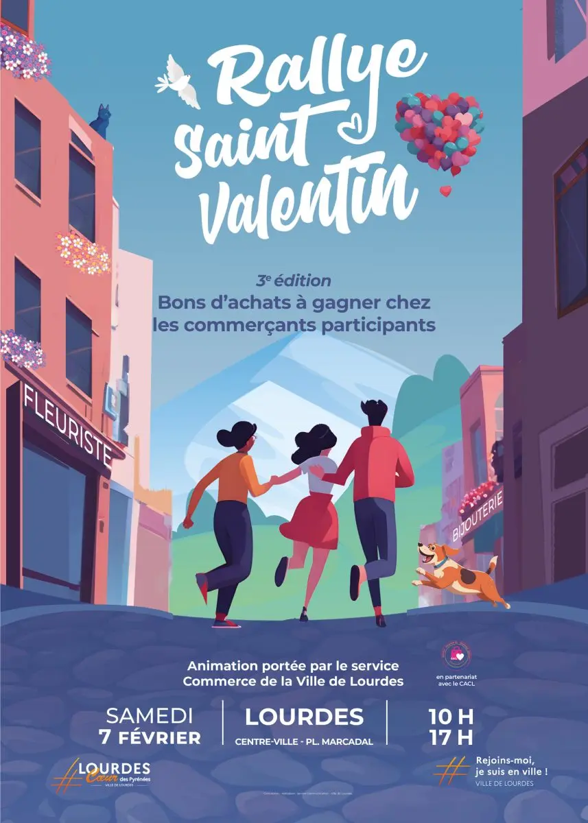 Lourdes Rallye St Valentin samedi 7 février 2026