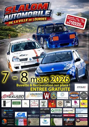Slalom automobile 7&8 mars 2026