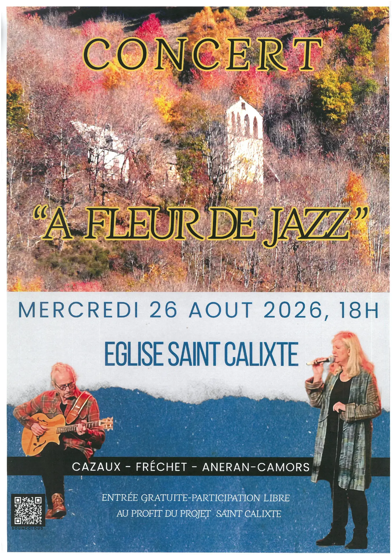 Affiche A fleur de jazz Saint-Calixte