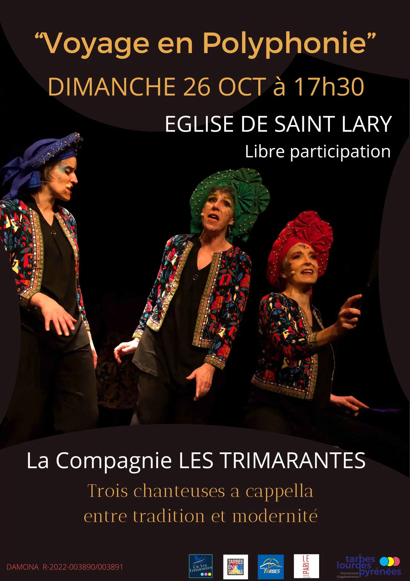 AFFICHE VOYAGE EN POLYPHONIE - 1