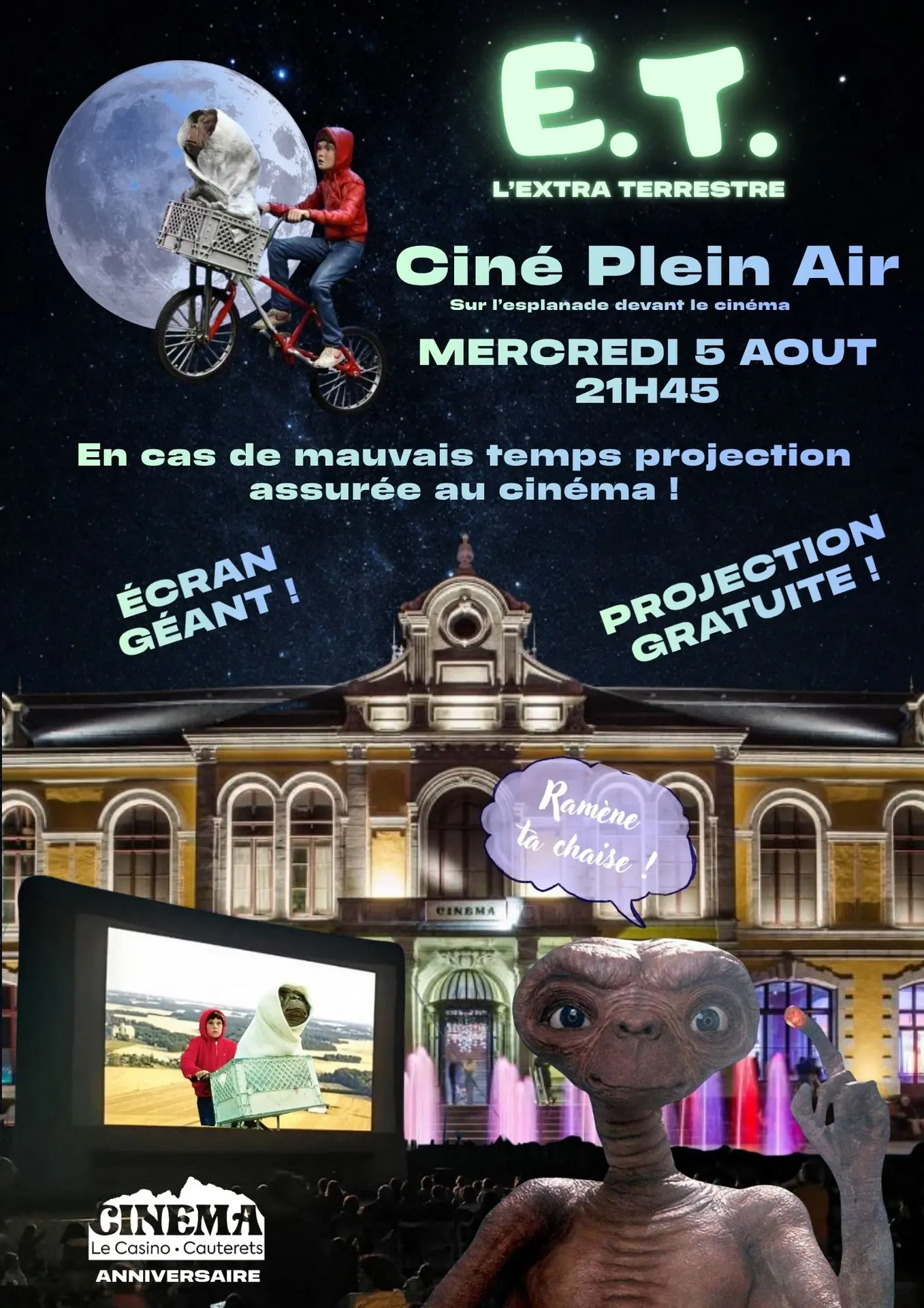 Affiche Évènement Fête du Village Simple Moderne Festif Illustré Blanc Coloré - 4