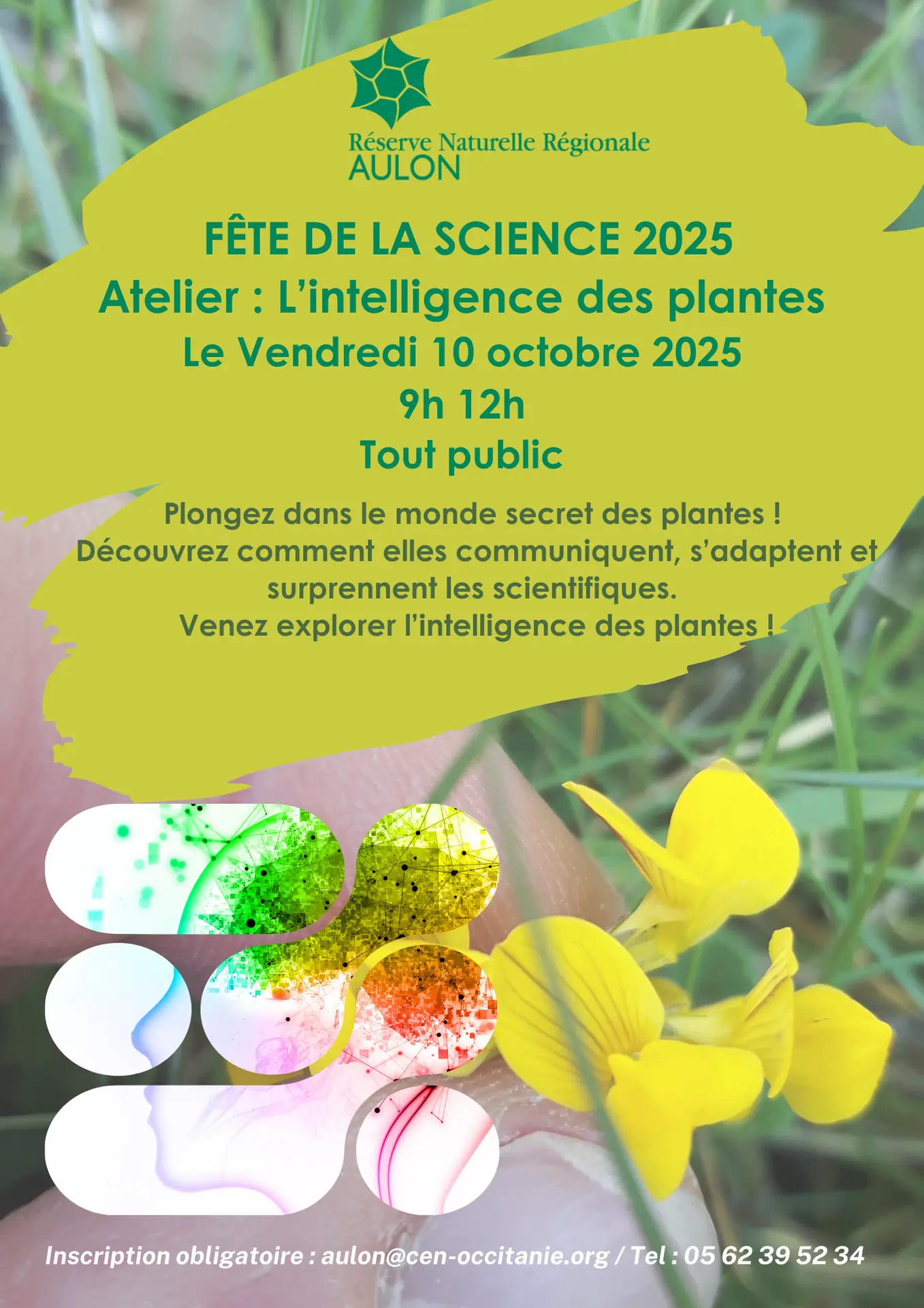 Affiche RNR Aulon Fête de la Science 2025 - 1