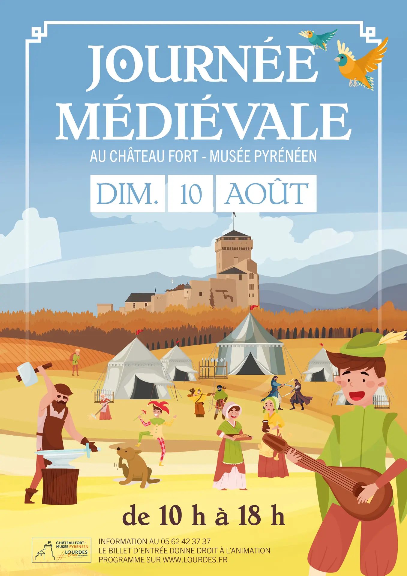 Affiche journée médiévale 2025