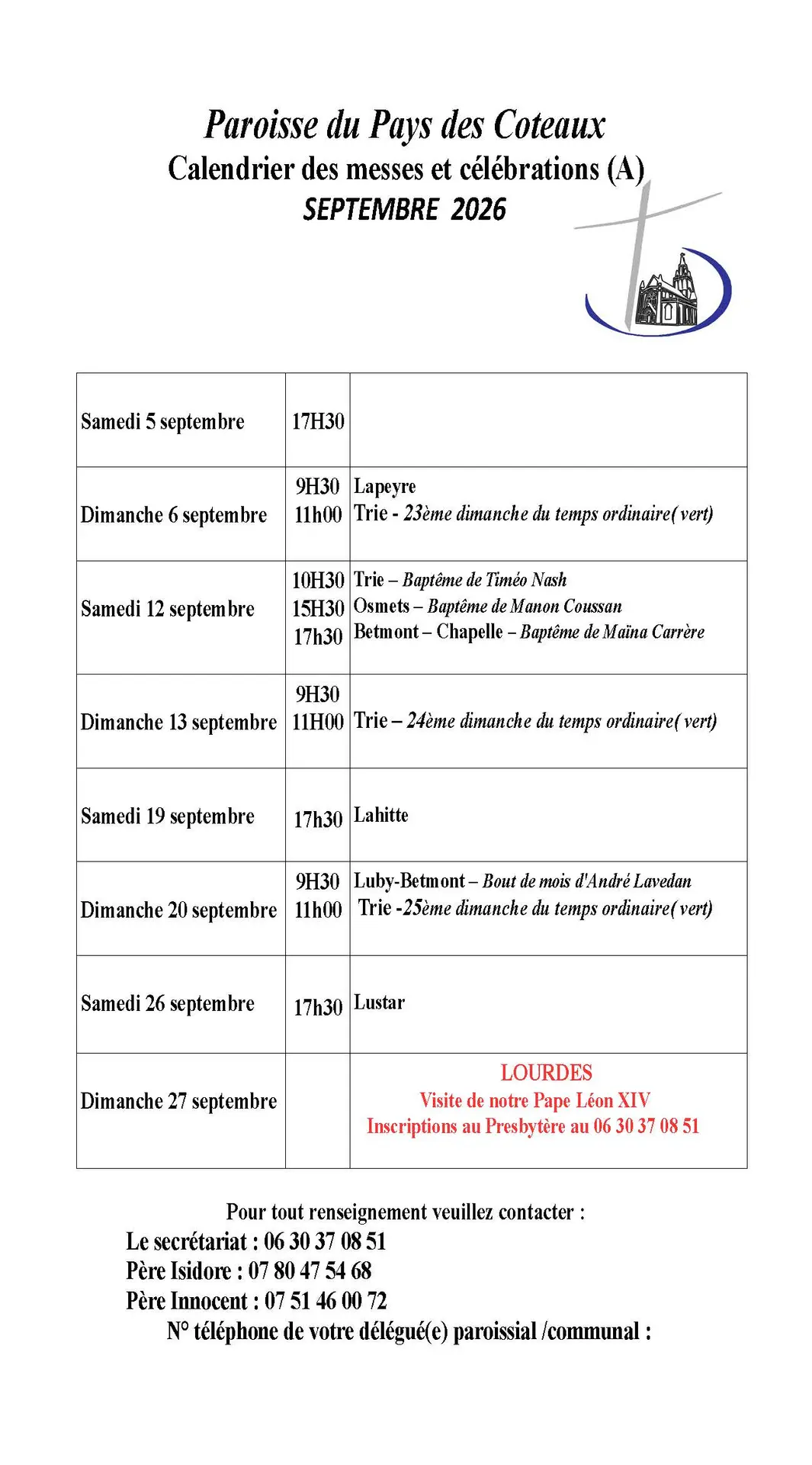 Calendrier messes septembre 2026_260716_225229