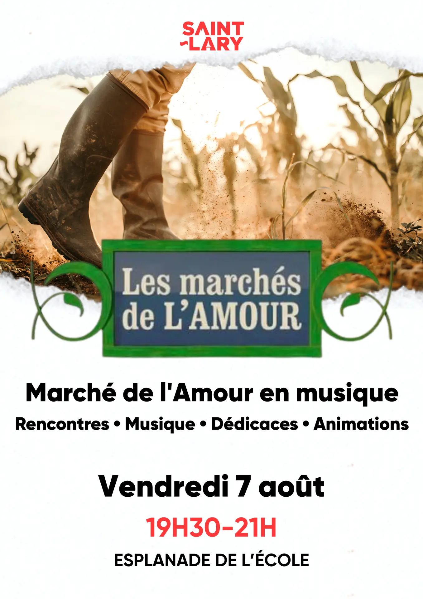Animations Ete OT - Dedicaces mrchés de l'amour