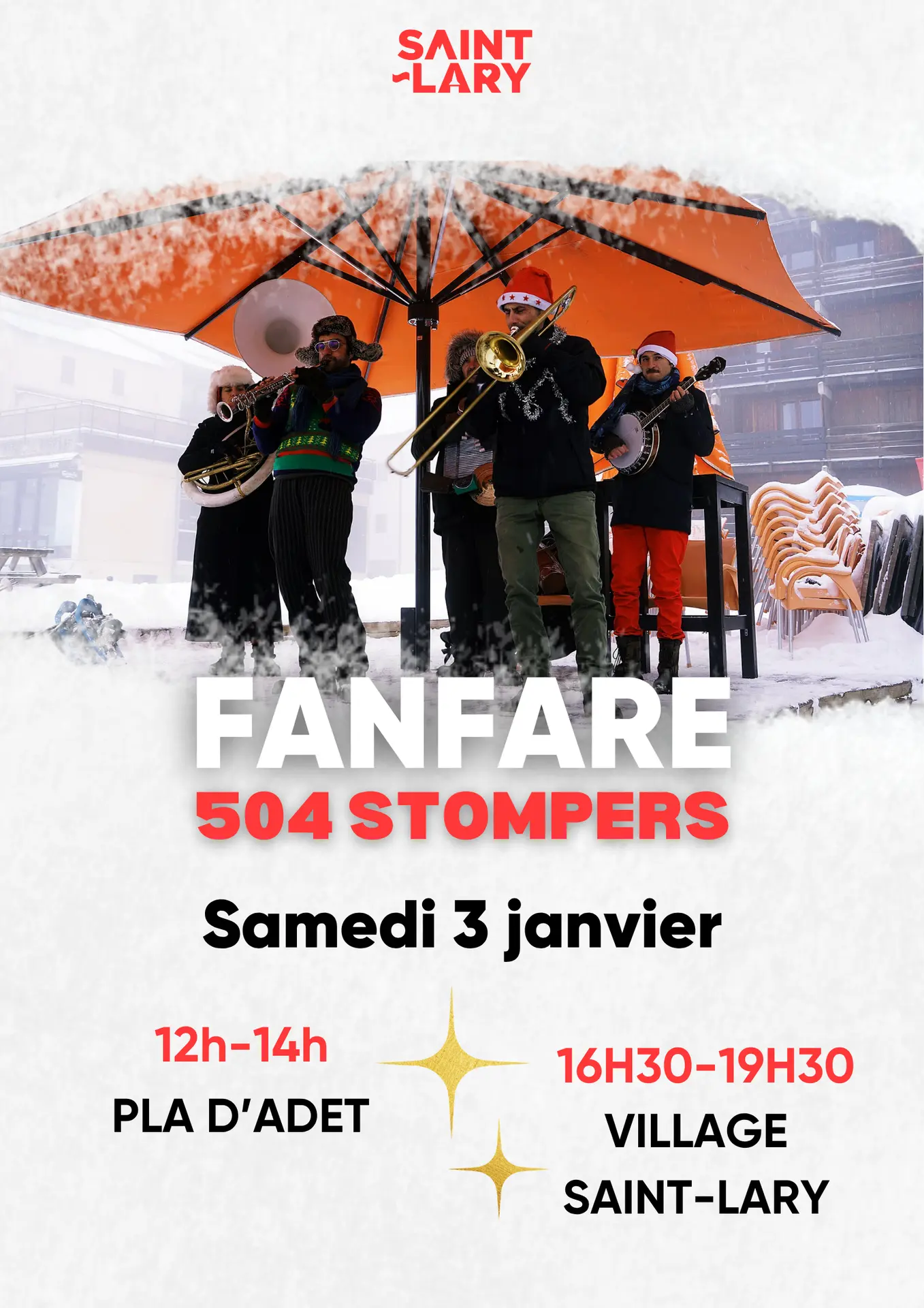 Animations HIVER - FANFARE 504 stompers