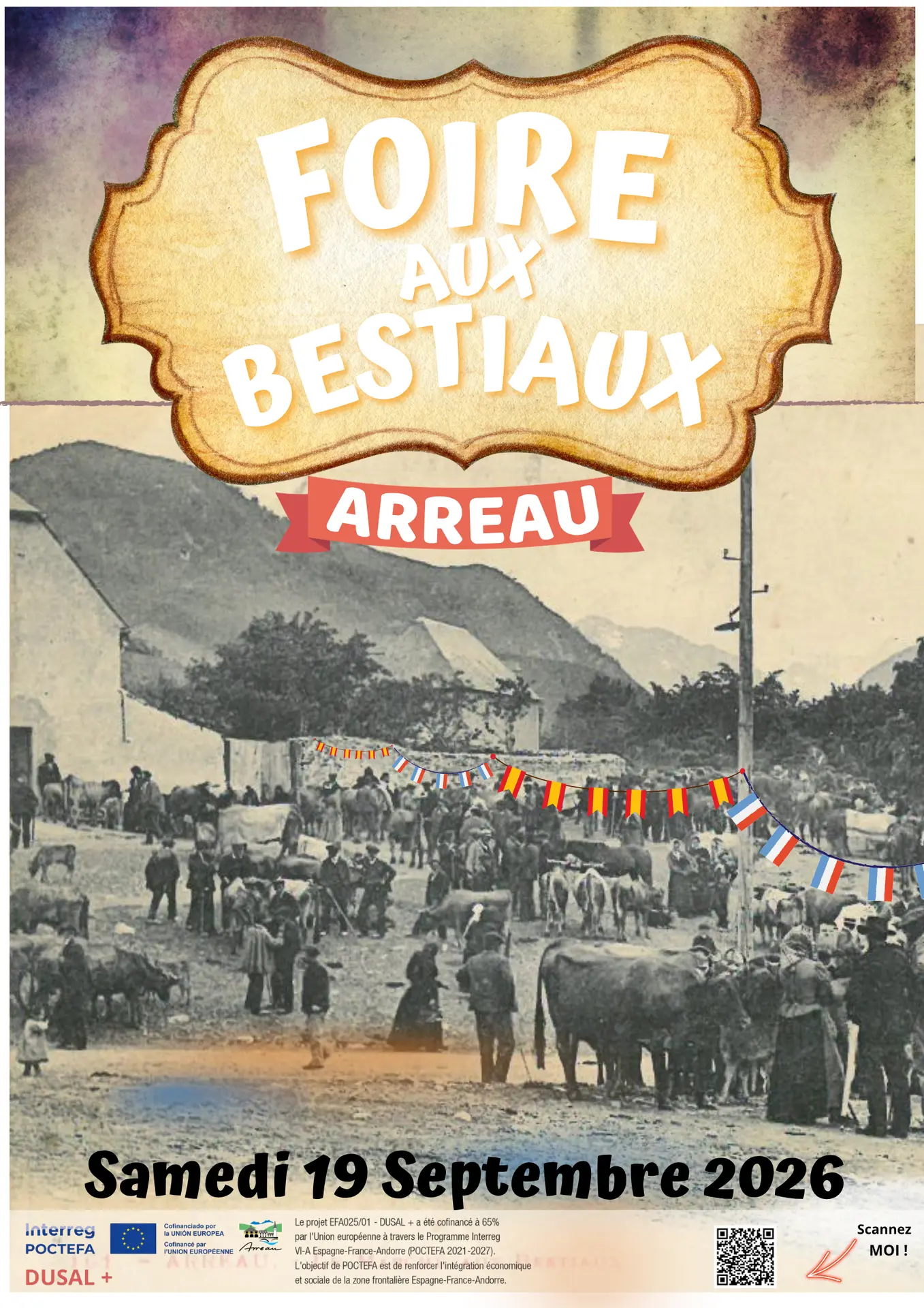la foire aux bestiaux - Foire affiche FR