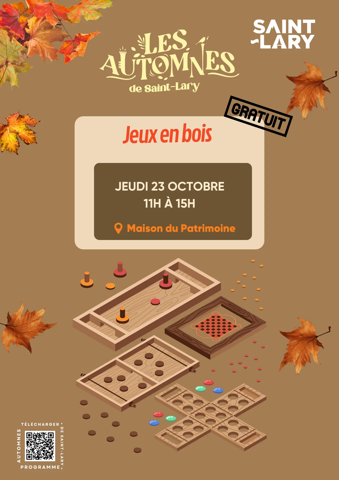 Jeux en bois -Automnes - 1