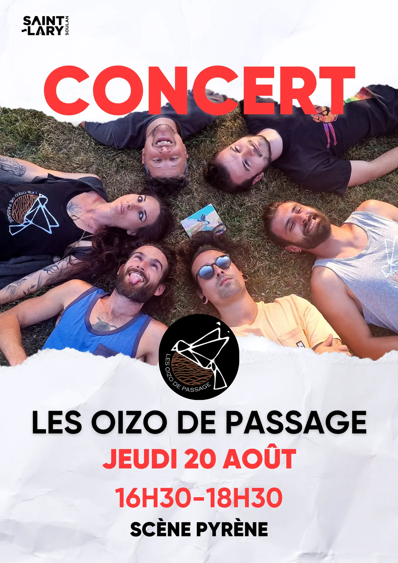 Concert - été 2026 - Affiches - Les oizos de passage