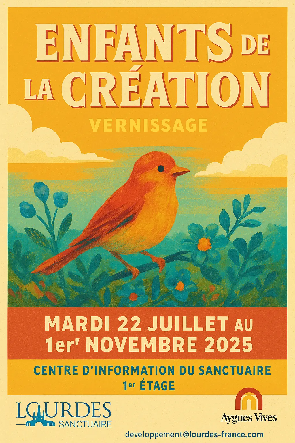 Lourdes centre info sanctauire expo Aygues Vives 2025