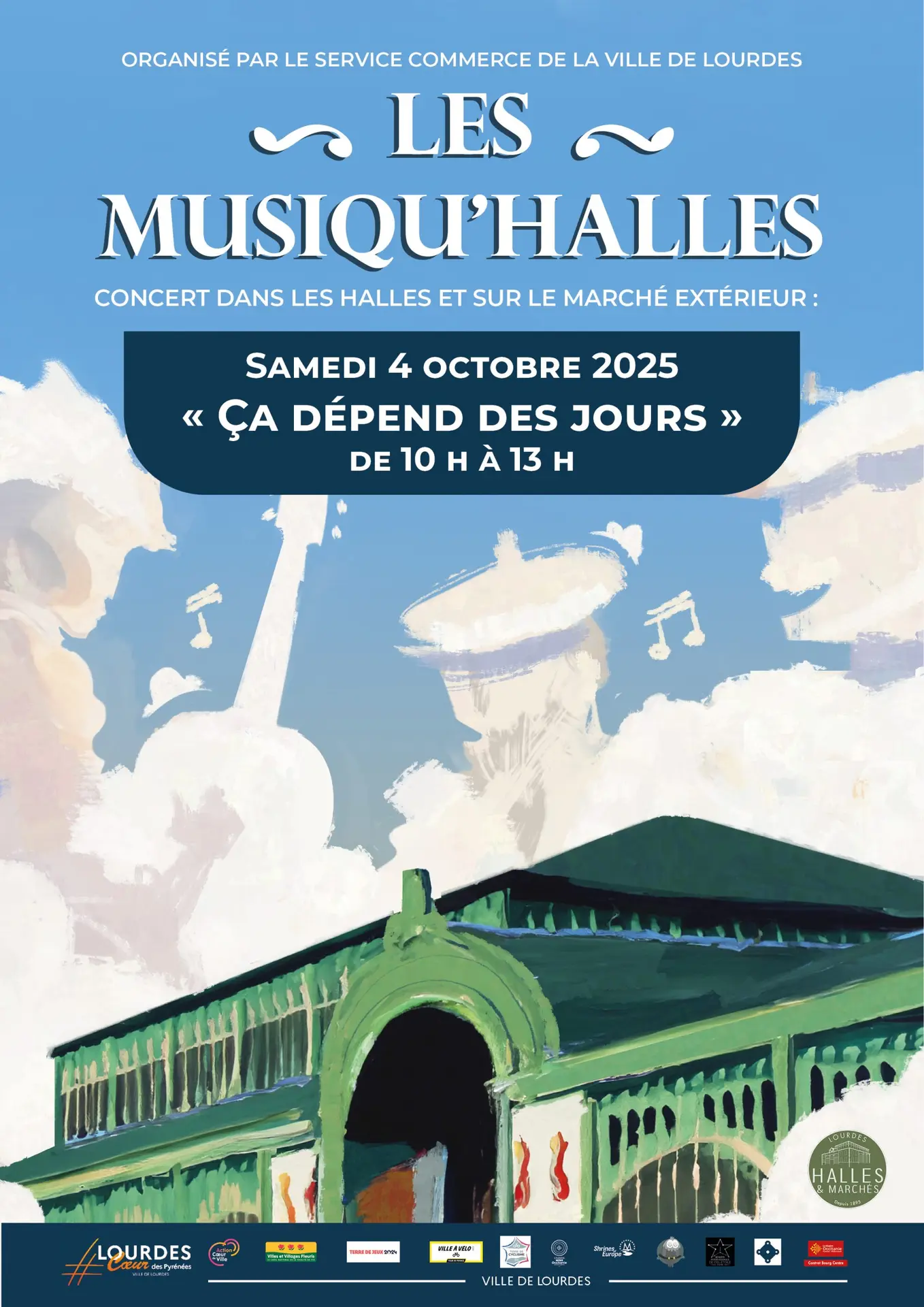 Lourdes halles et marchés music'halles octobre 2025
