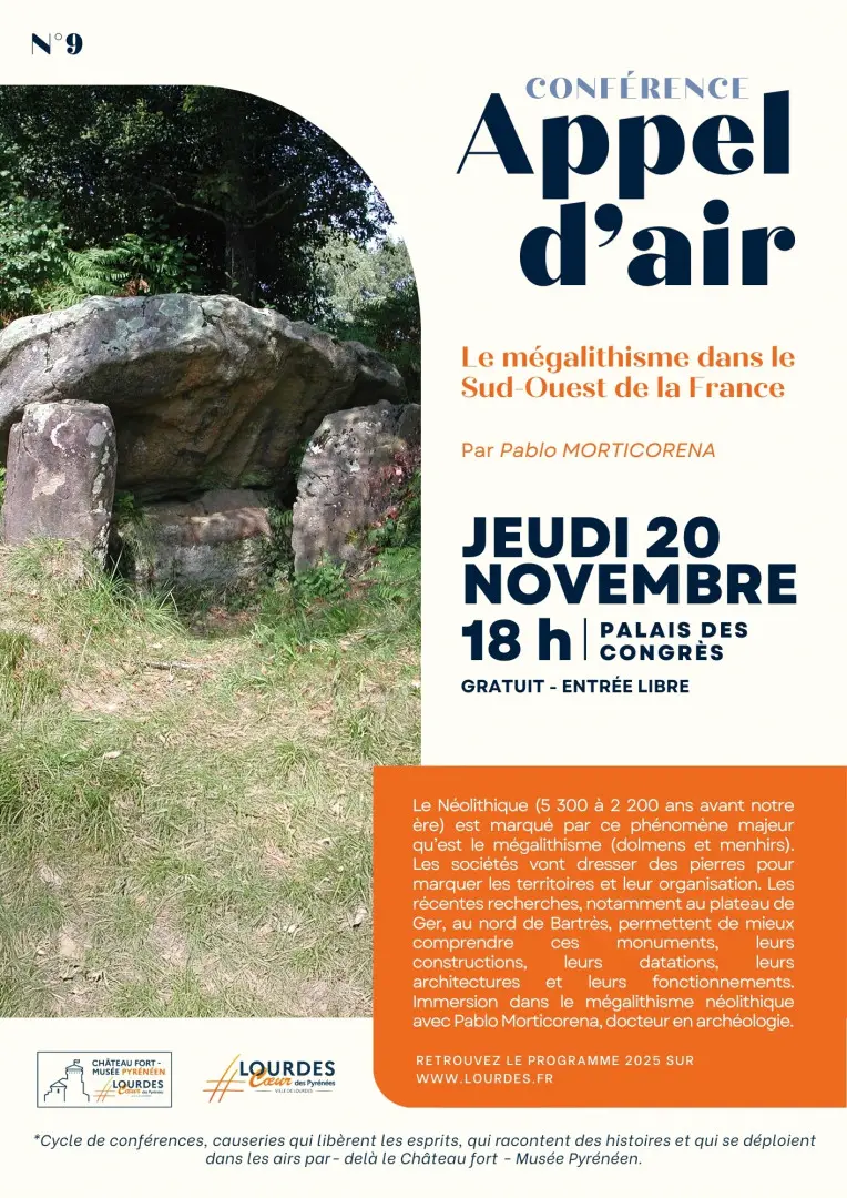 Lourdes palais des congrès conférence appel air 20 novembre 2025