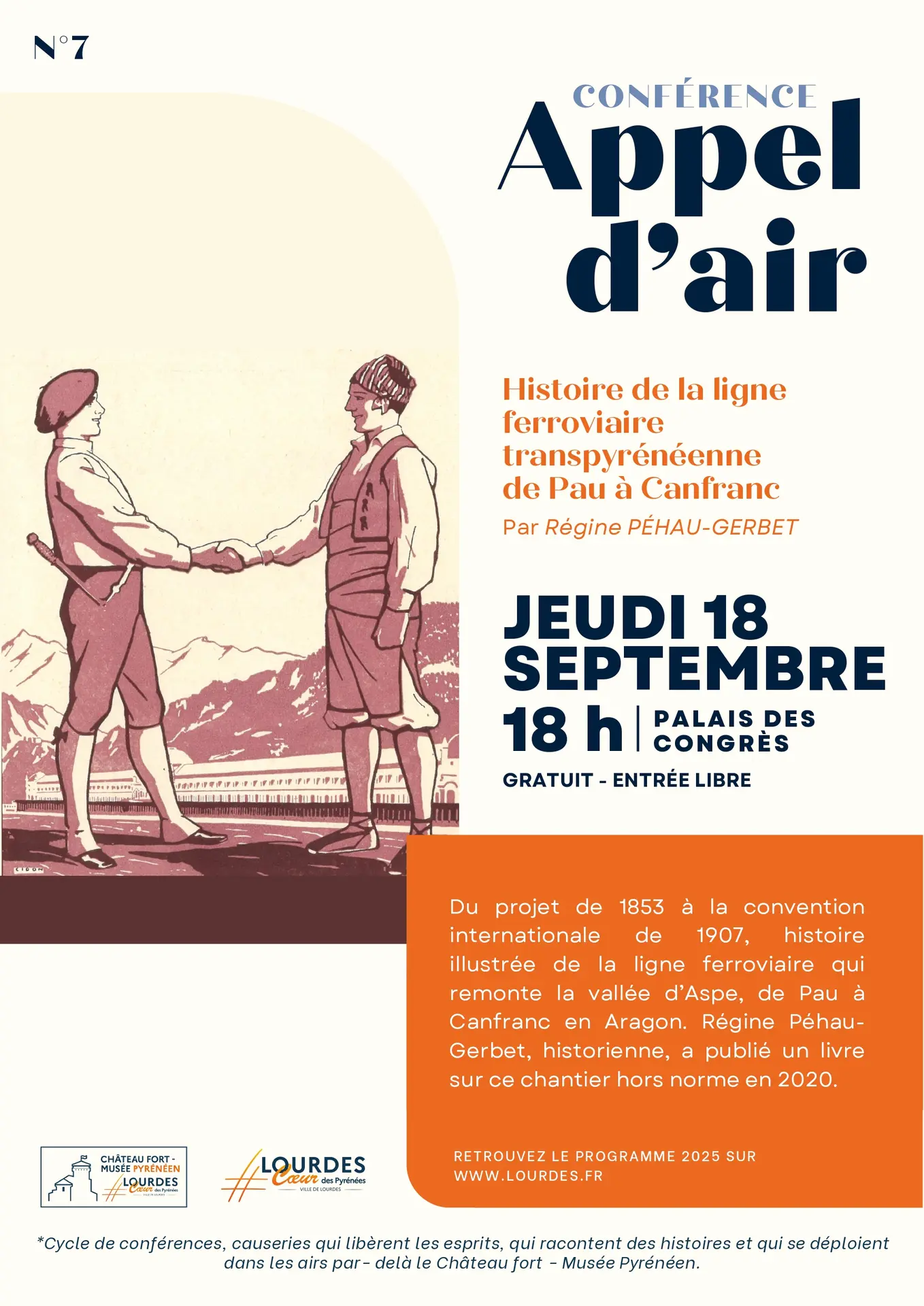 Lourdes palais des congrès conférence appel air septembre 2025