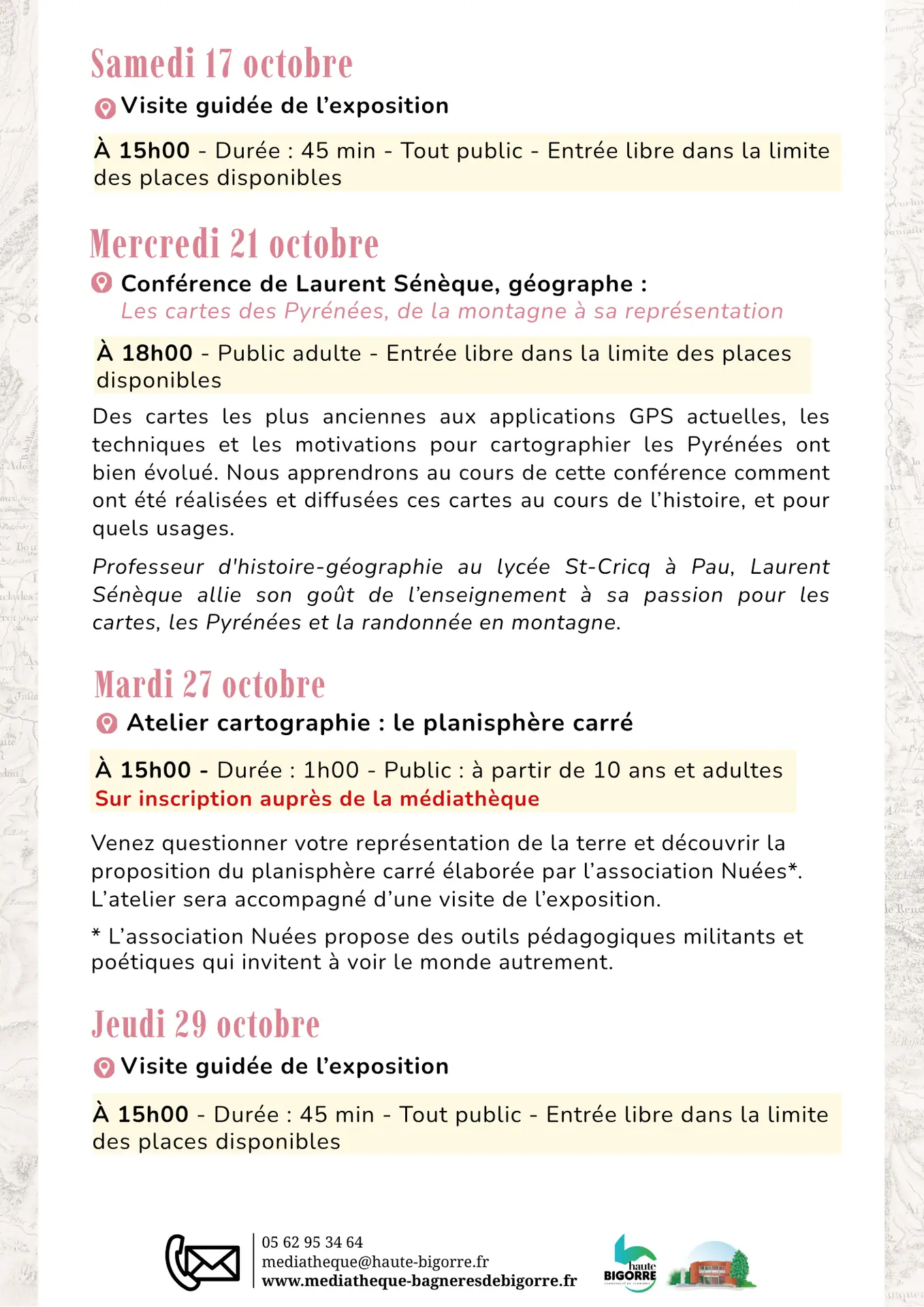 Programme des animation - 2