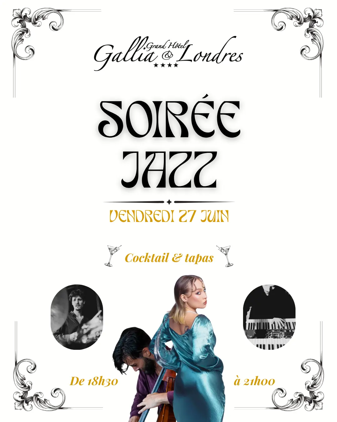 Soirée Jazz 27 juin 2025