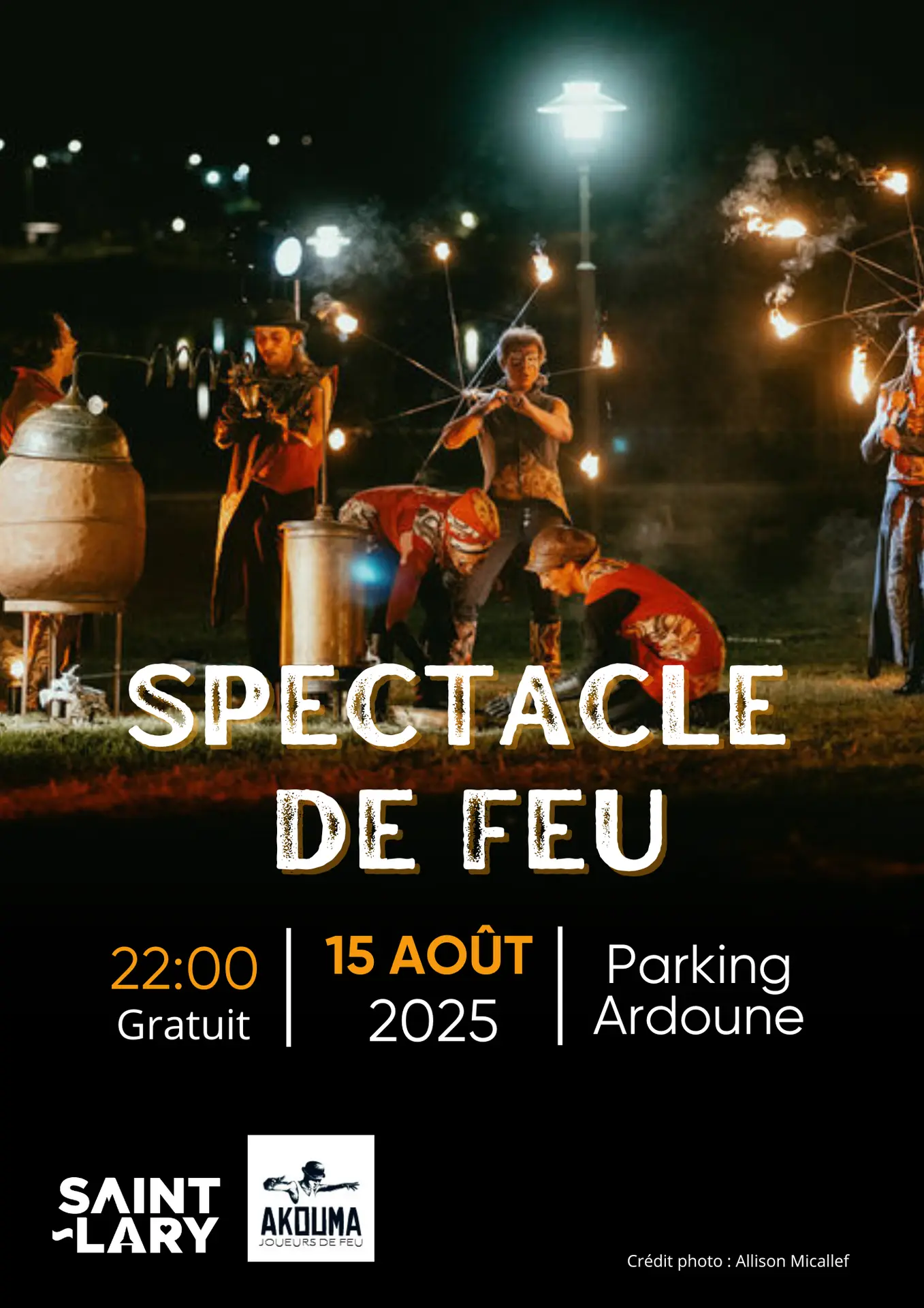 Spectacle de feu Akouma 2025 - 1