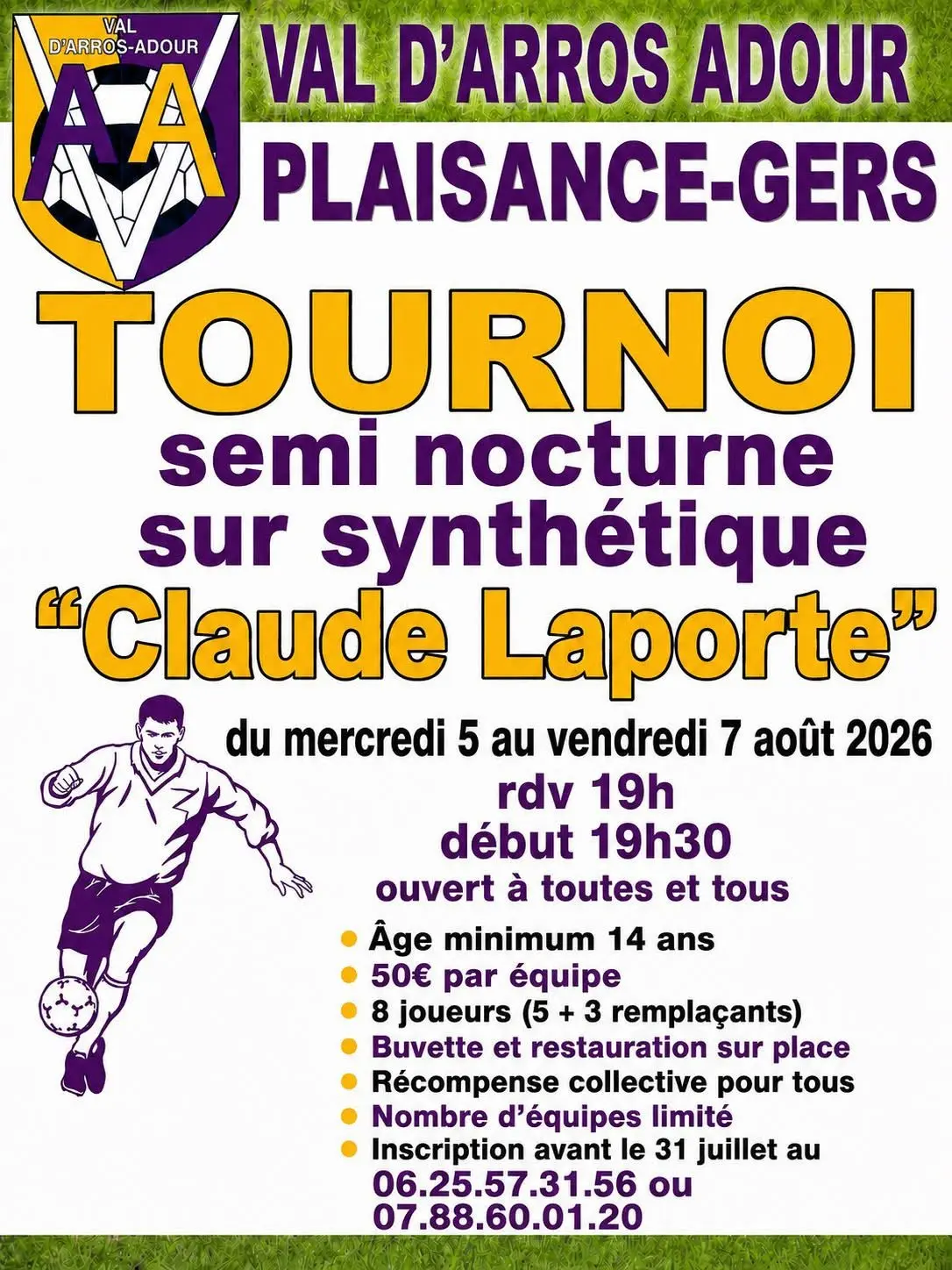 Tournoi Claude Laporte 2026