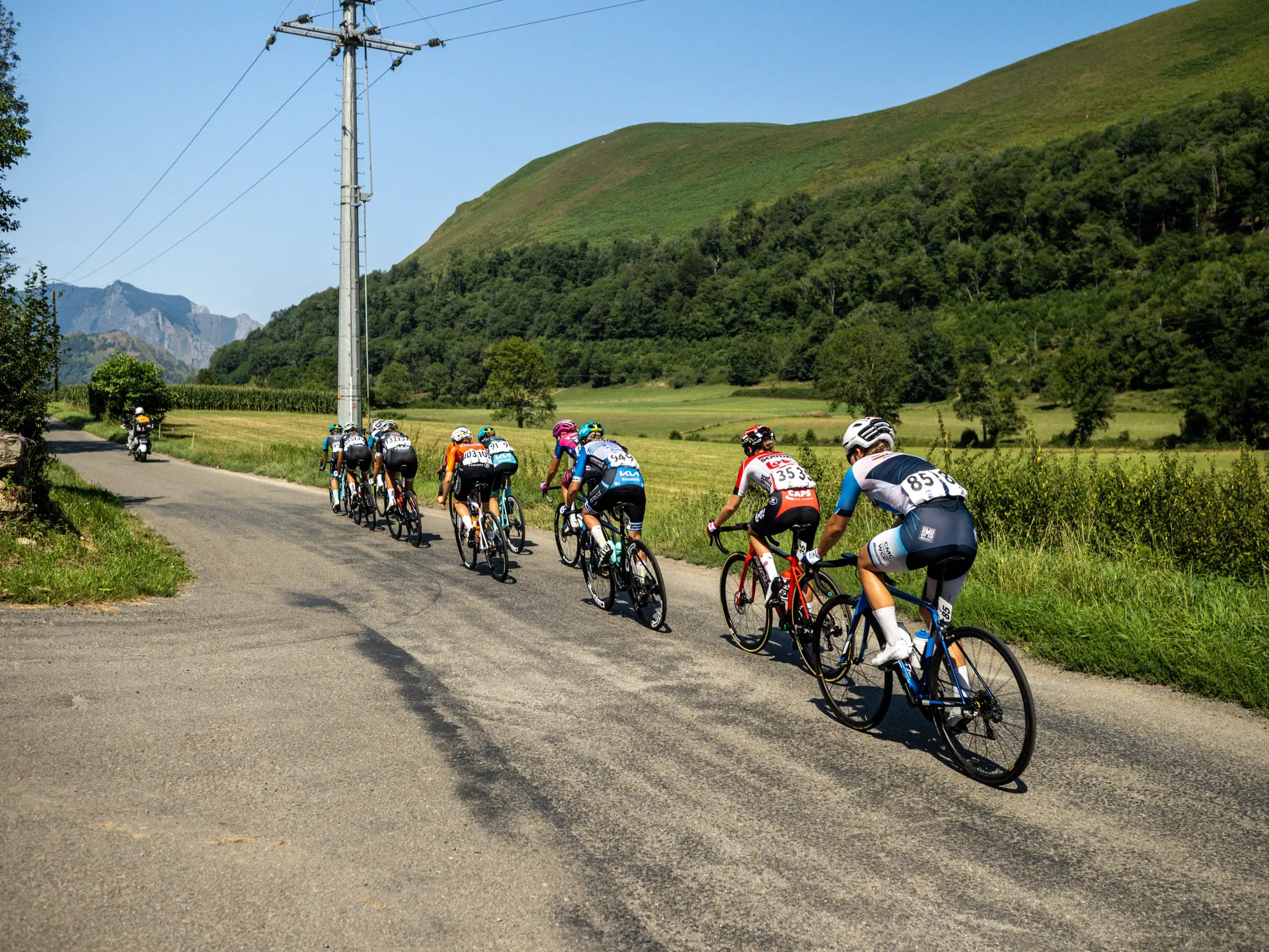 Vélo peloton paysage 3