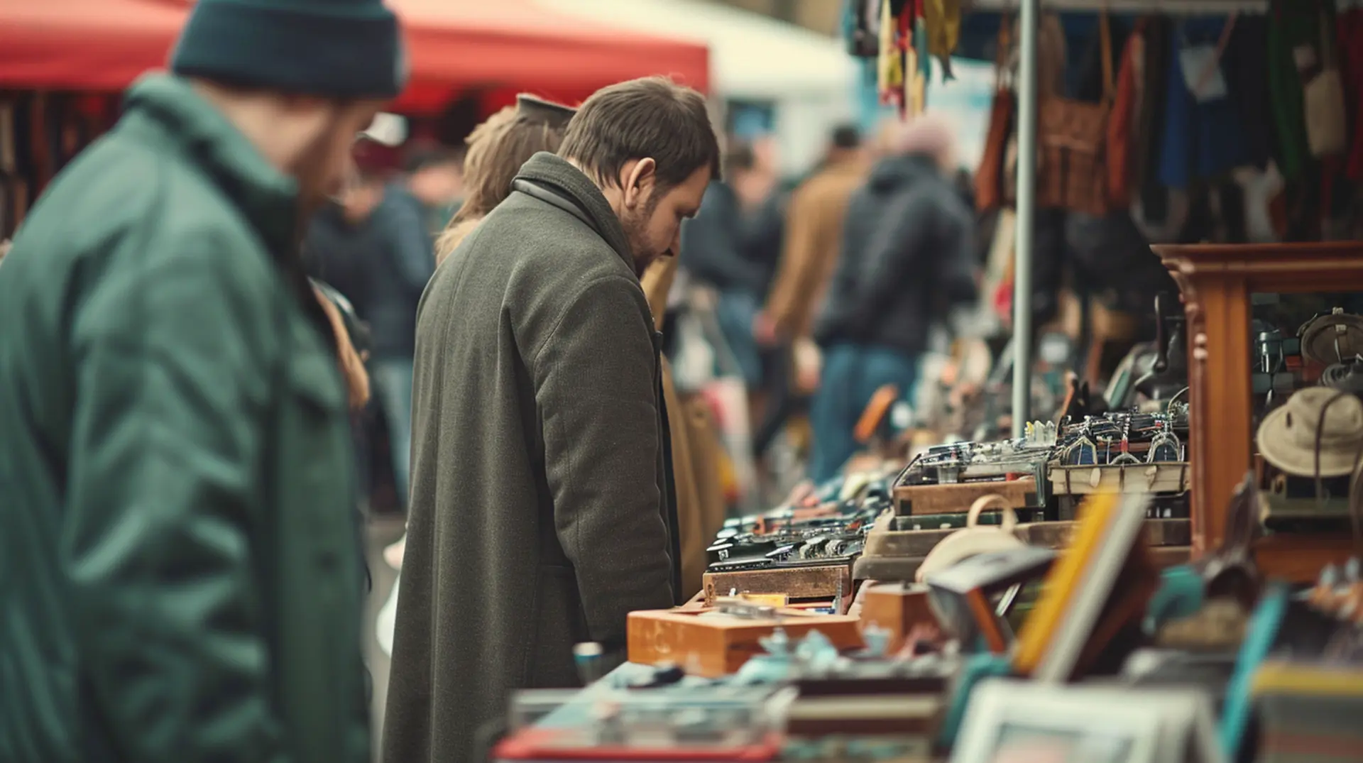 Vide-greniers hommes stand ©freepik