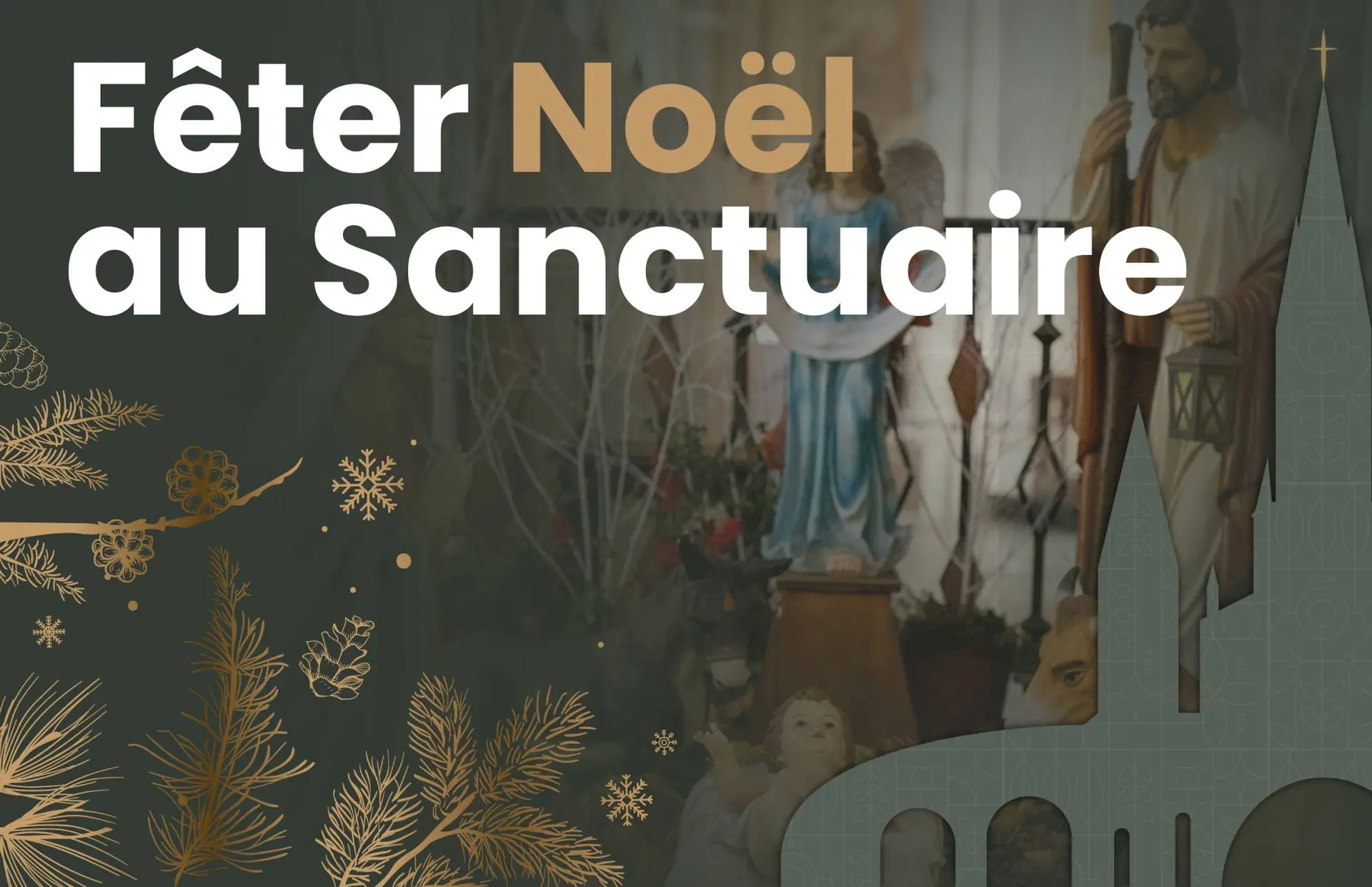 Vivre Noël au Sanctuaire ND de Lourdes décembre 2025
