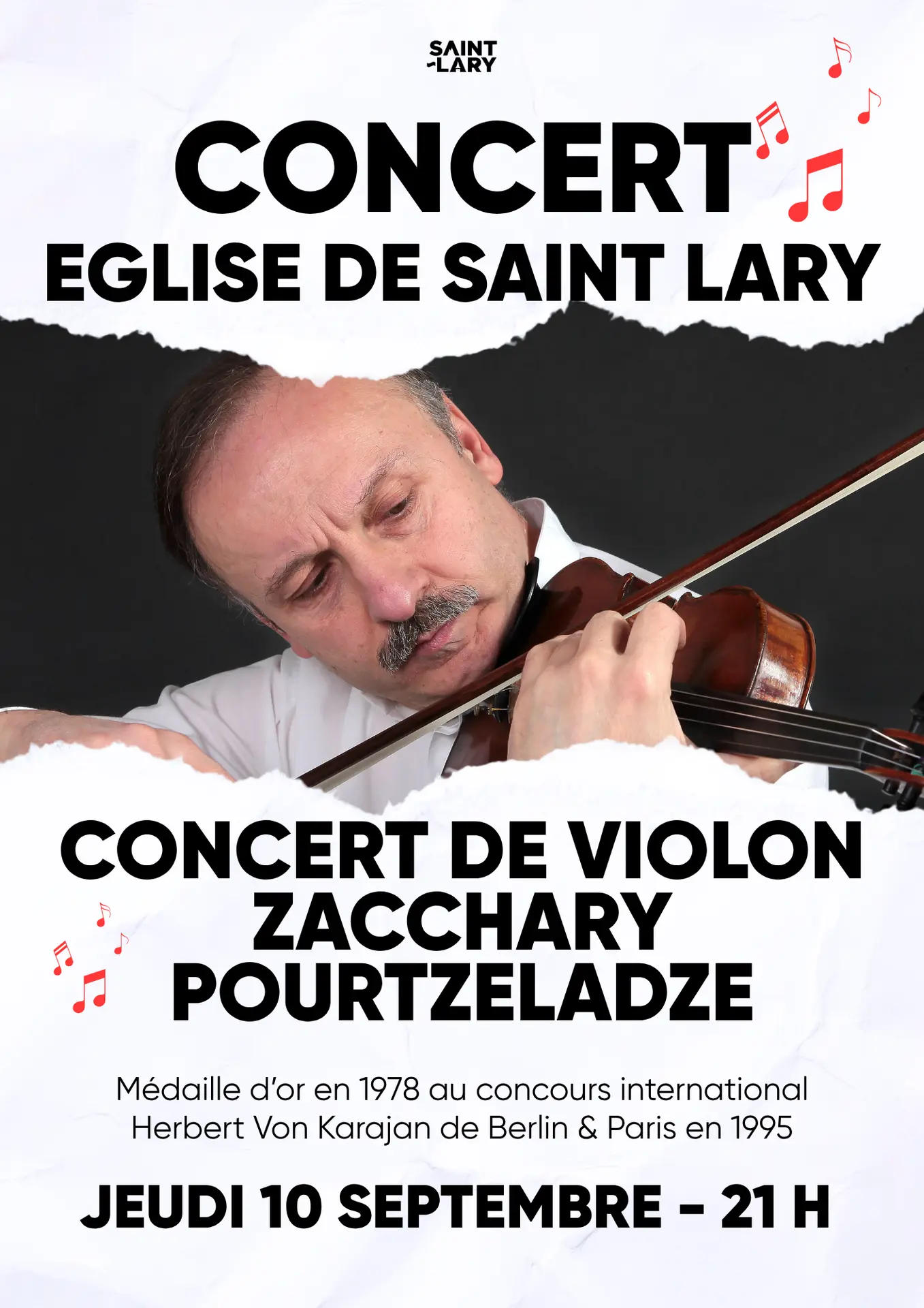 Affiches concerts 2026 église - Zacchary