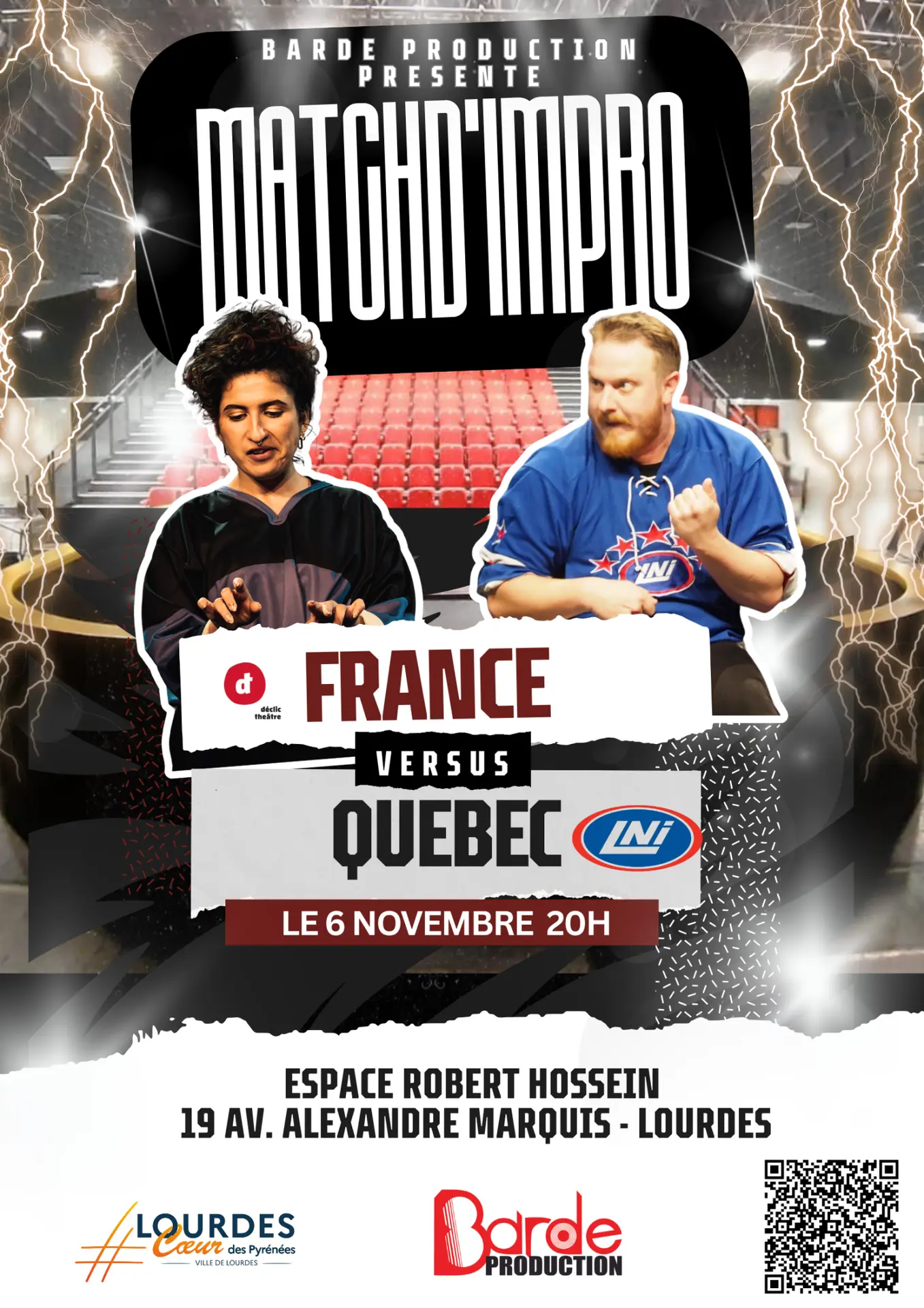 Match d'impro France Québec 2025