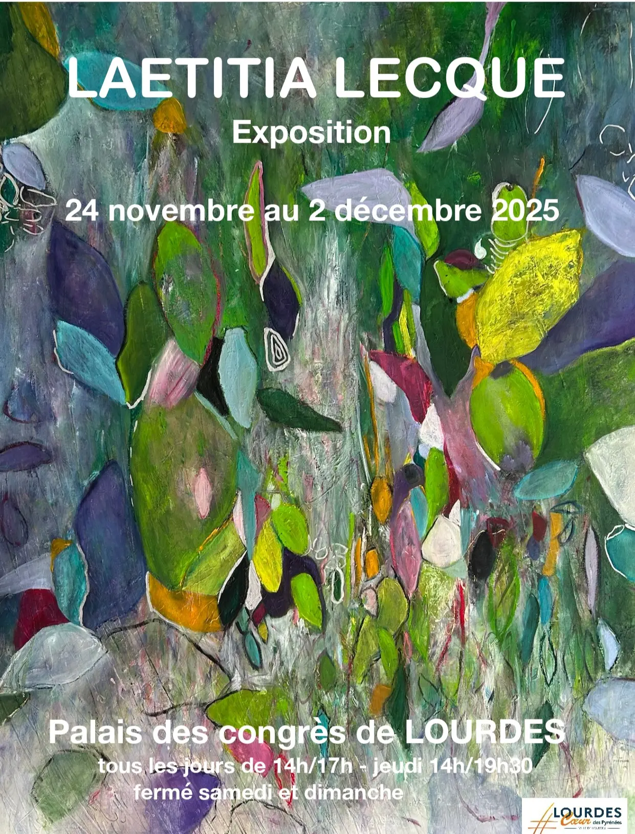 Exposition Laetitia Lecque palais des congrès