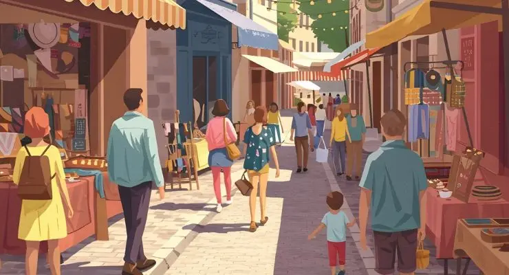 Lourdes centre ville rentrée des commerçants septembre 2025