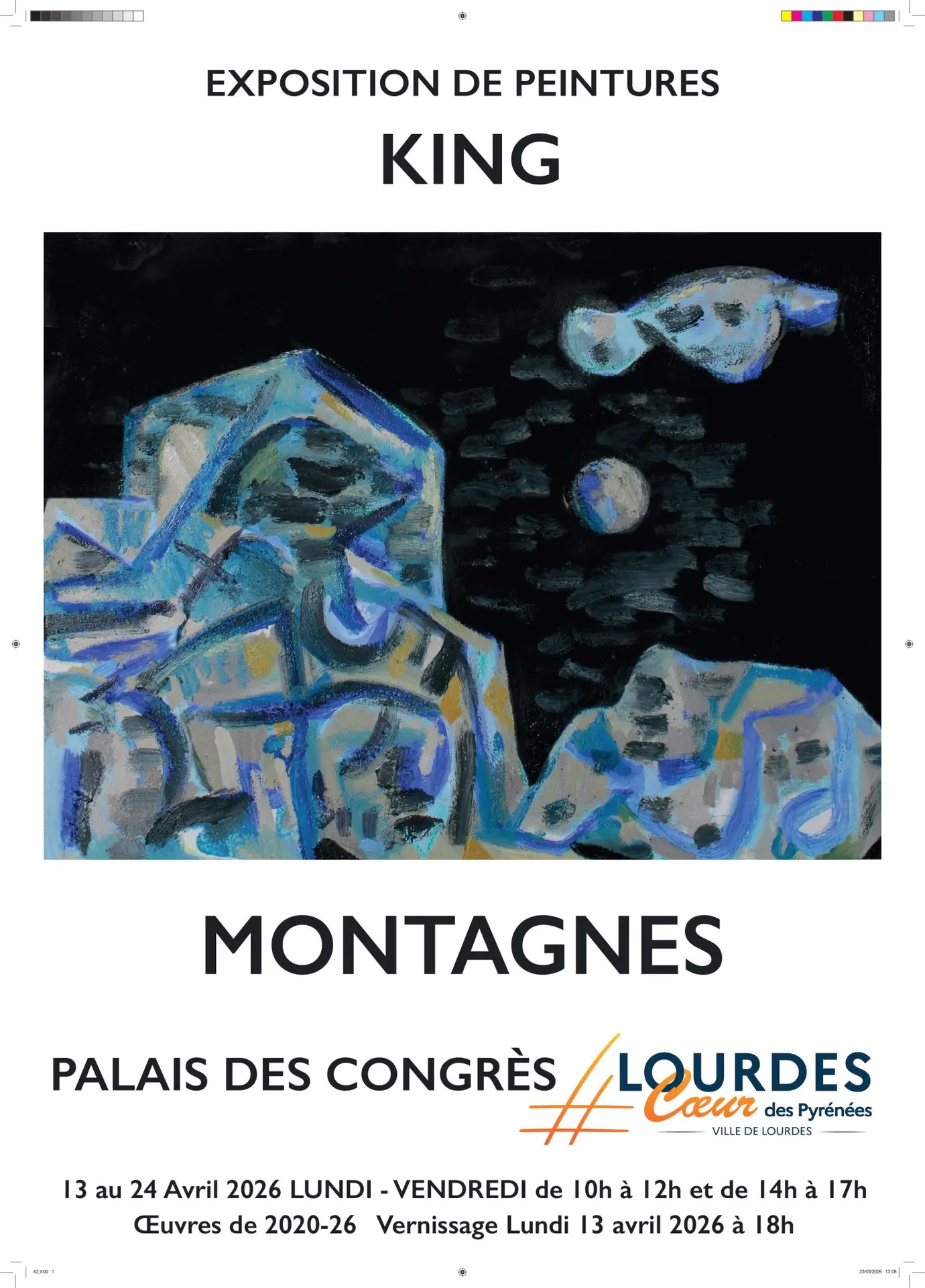 Exposition « Montagnes » de Philip King au palais des congrès du 13 au 24 avril