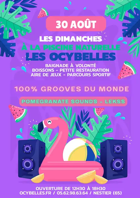neste barousse pyrenees concert piscine ete