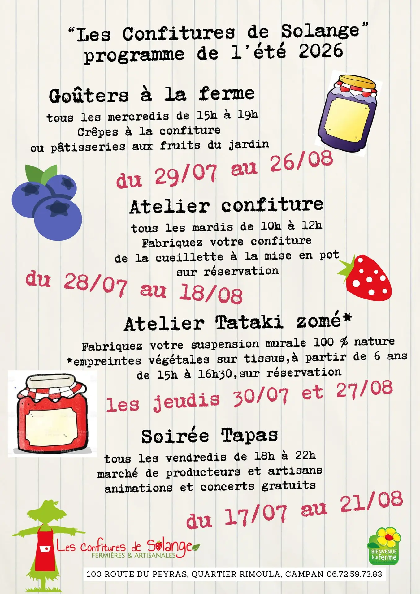 programme été 2026 - 1