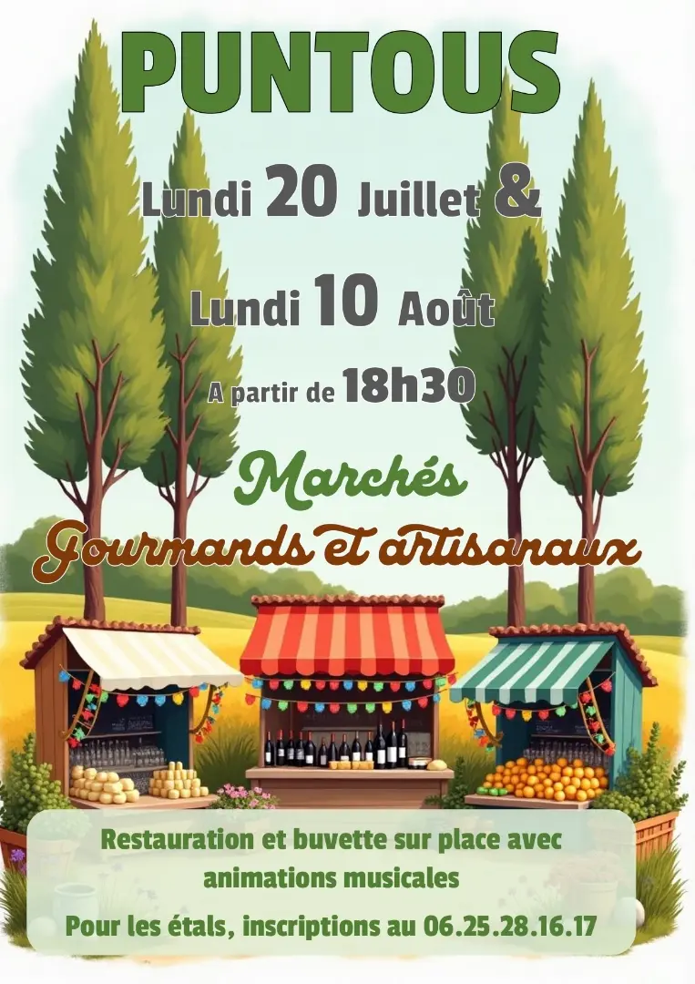 puntous marchés été