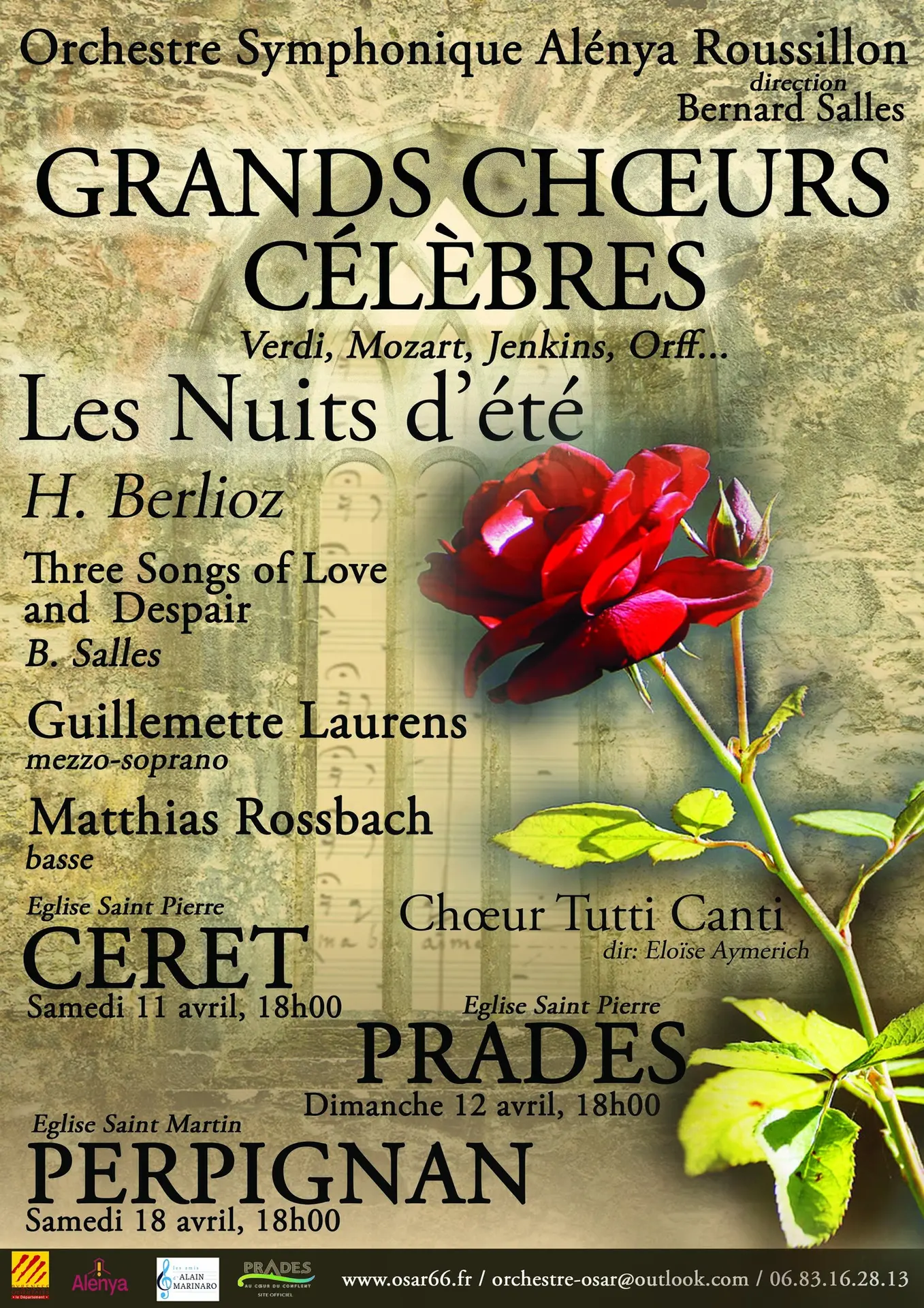 Concert de l’orchestre OSAR organisé par les Amis d’Alain Marinaro