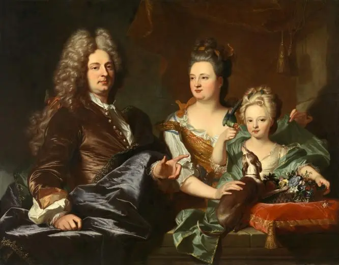 92.2.1 RIGAUD Portrait de la famille Le Juge © CICRP Photo Caroline Martens bis