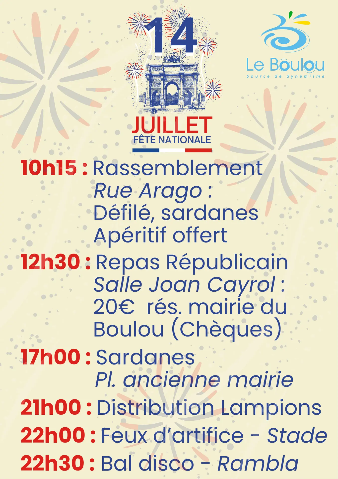 Cérémonie 14 juillet - PL AFF 14 JUILLET