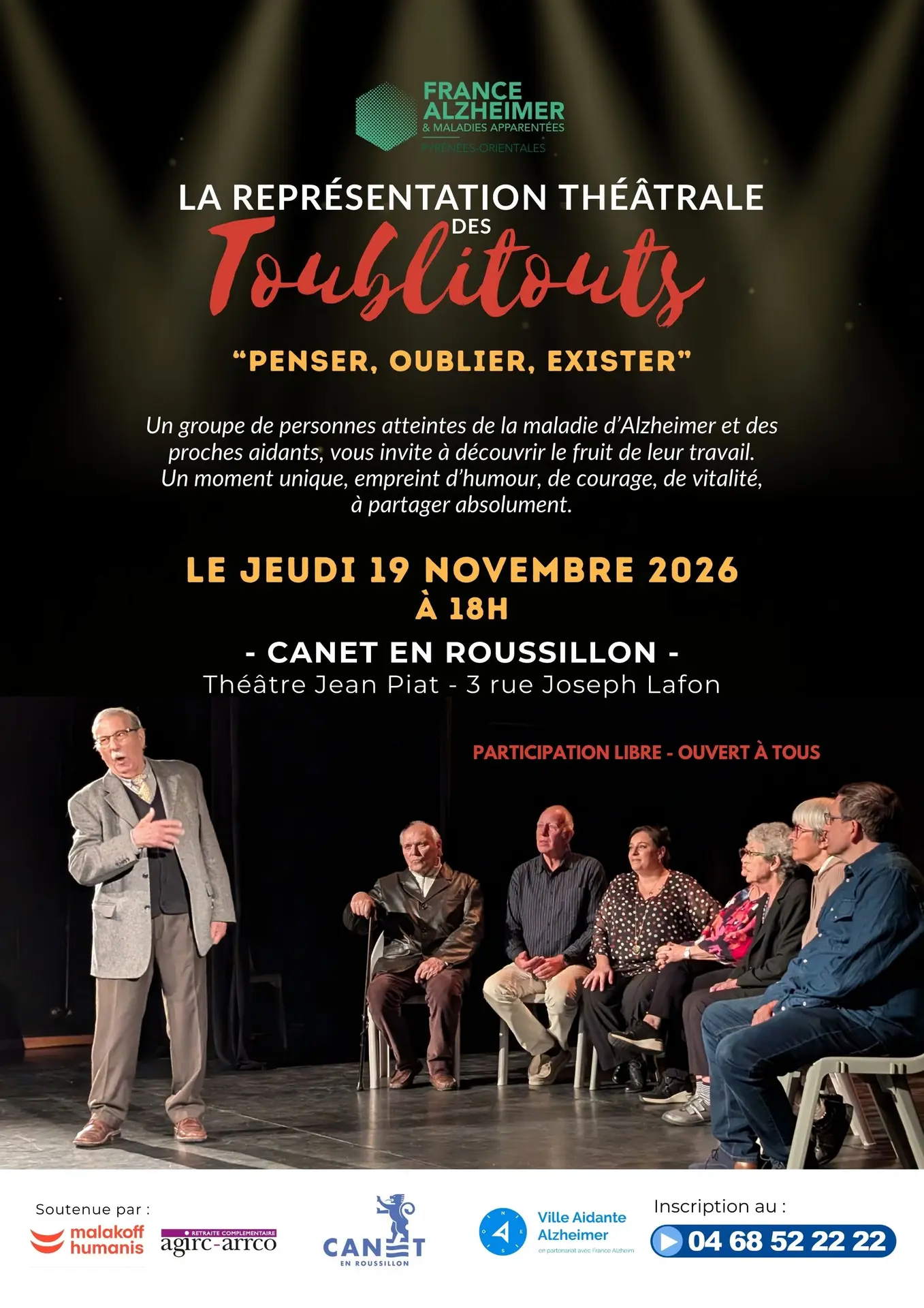 Affiche spectacle théâtre - 9