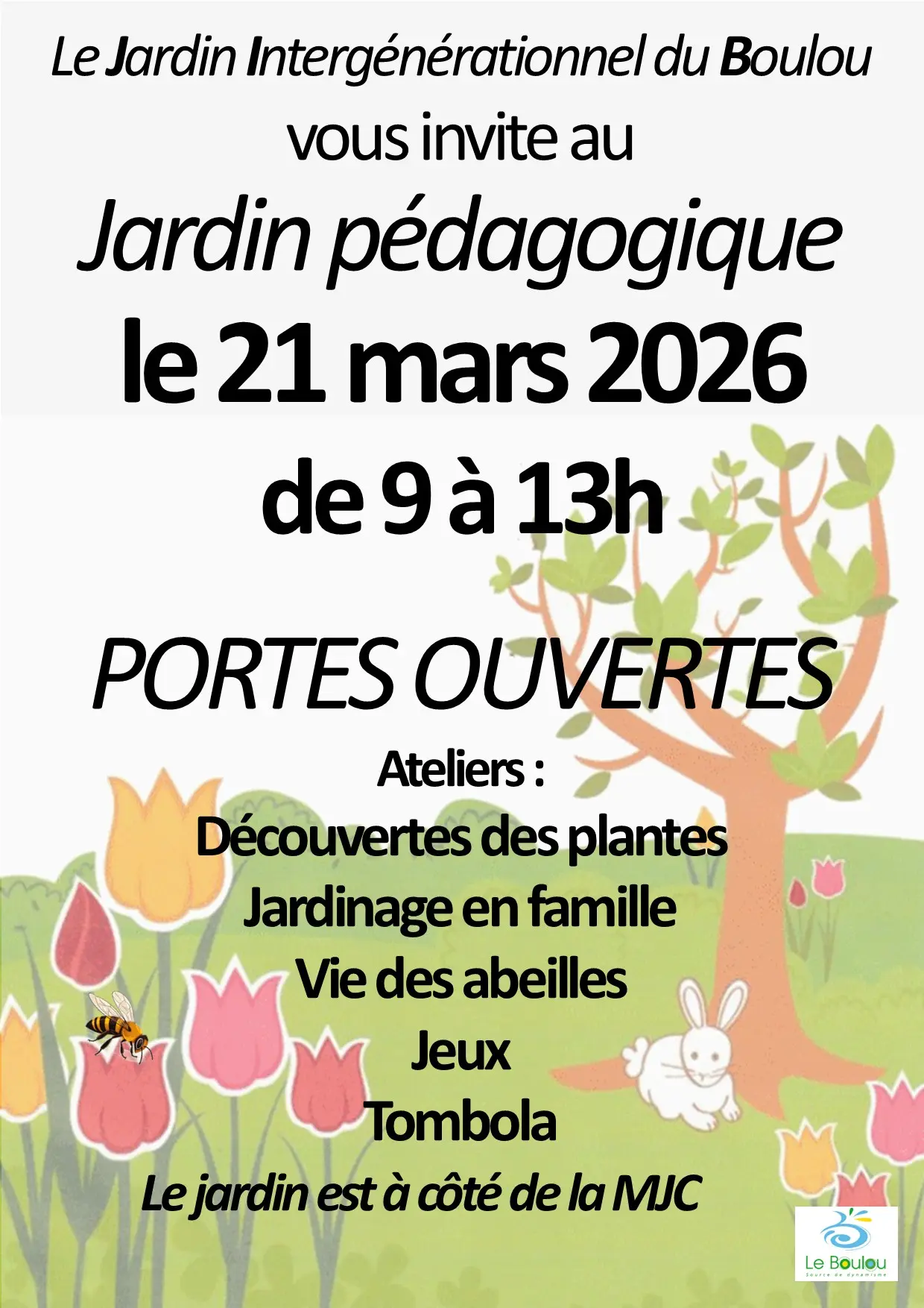 2026 03 21 affiche  portes ouvertes jardin