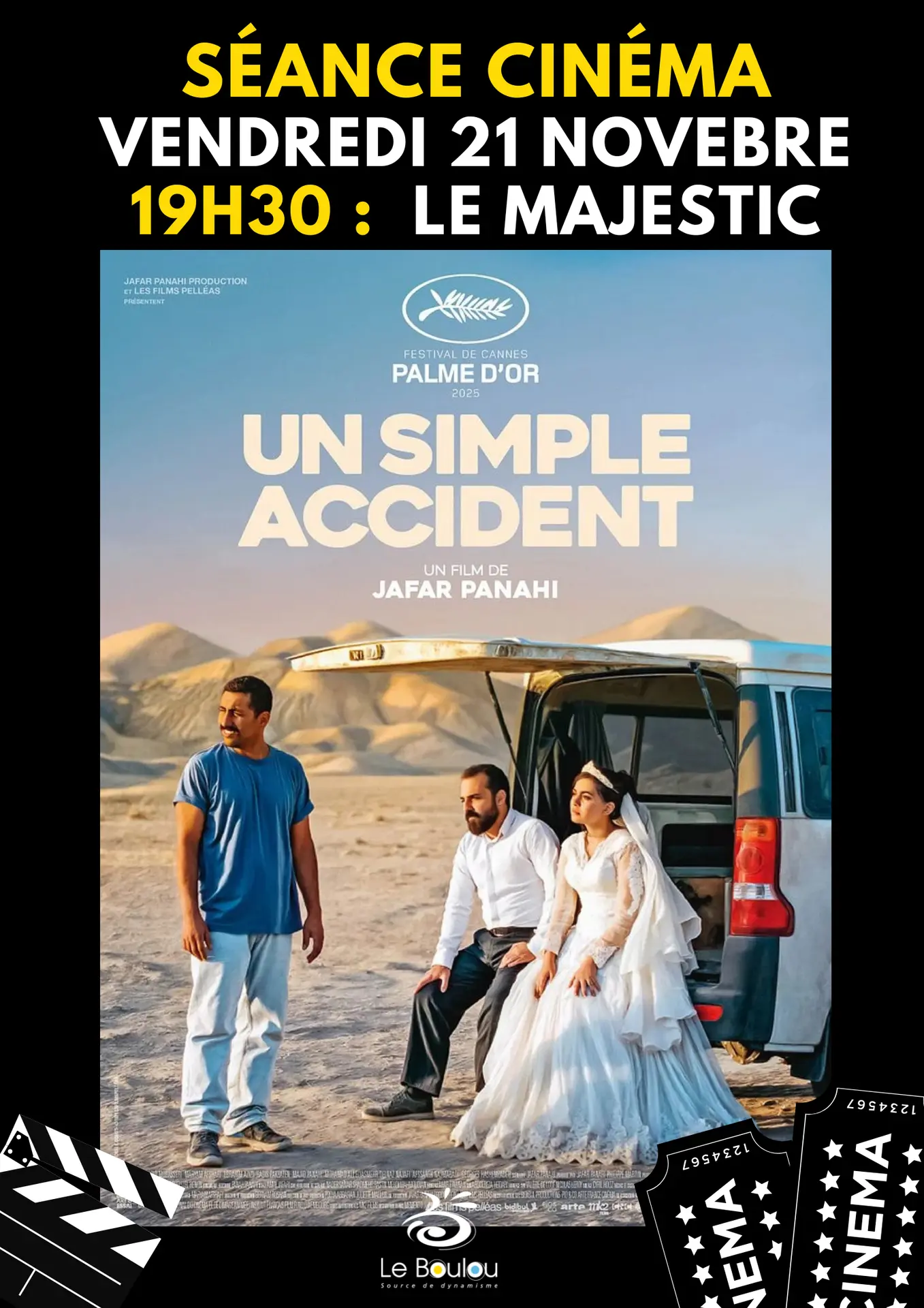 Cinéma - Vendredi 21 NOV -UN SIMPLE ACCIDENT